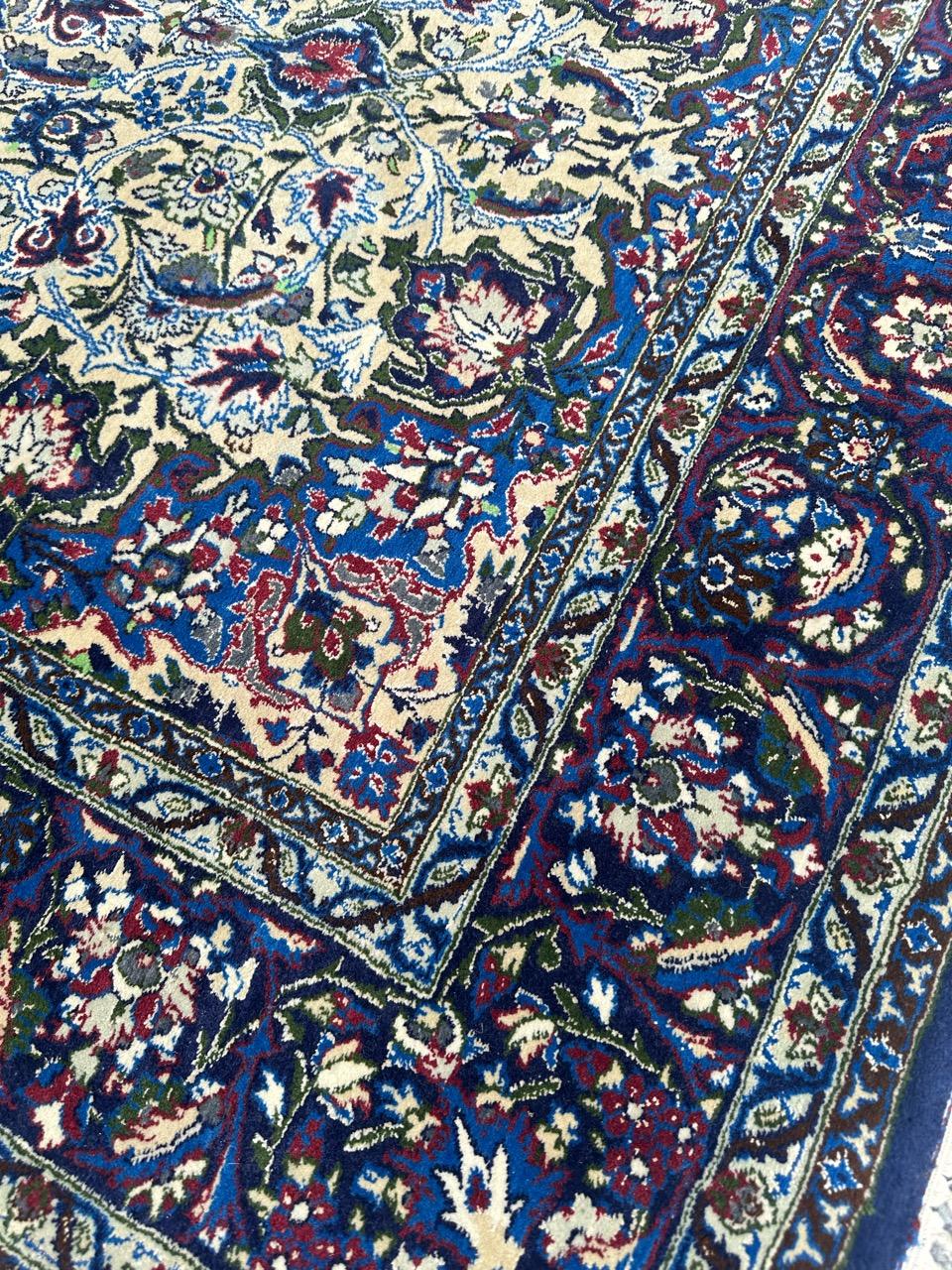 Magnifique tapis d'Ispahan Bon état - En vente à Saint Ouen, FR