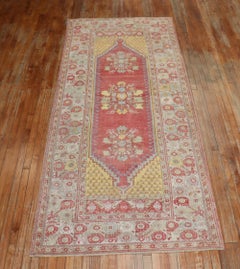 Gorgeous Floral Turkish Melas Antique Runner