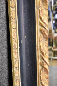 Gorgeous Französisch geschnitzt abgeschrägte Glas rechteckige Wand Spiegel