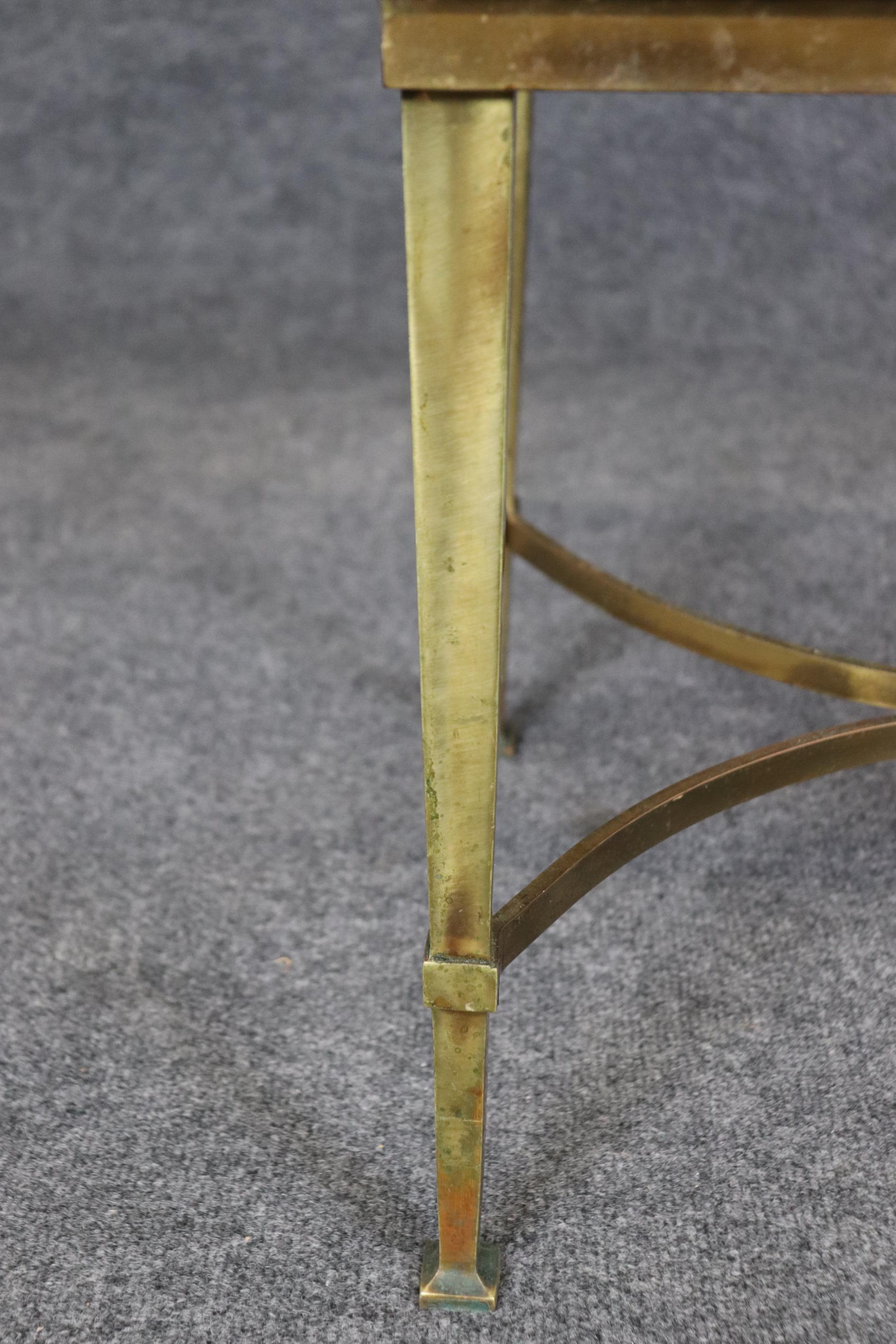 Gorgeous French Directoire Petite Gilt Bronze End Table or Coffee Table  For Sale 6