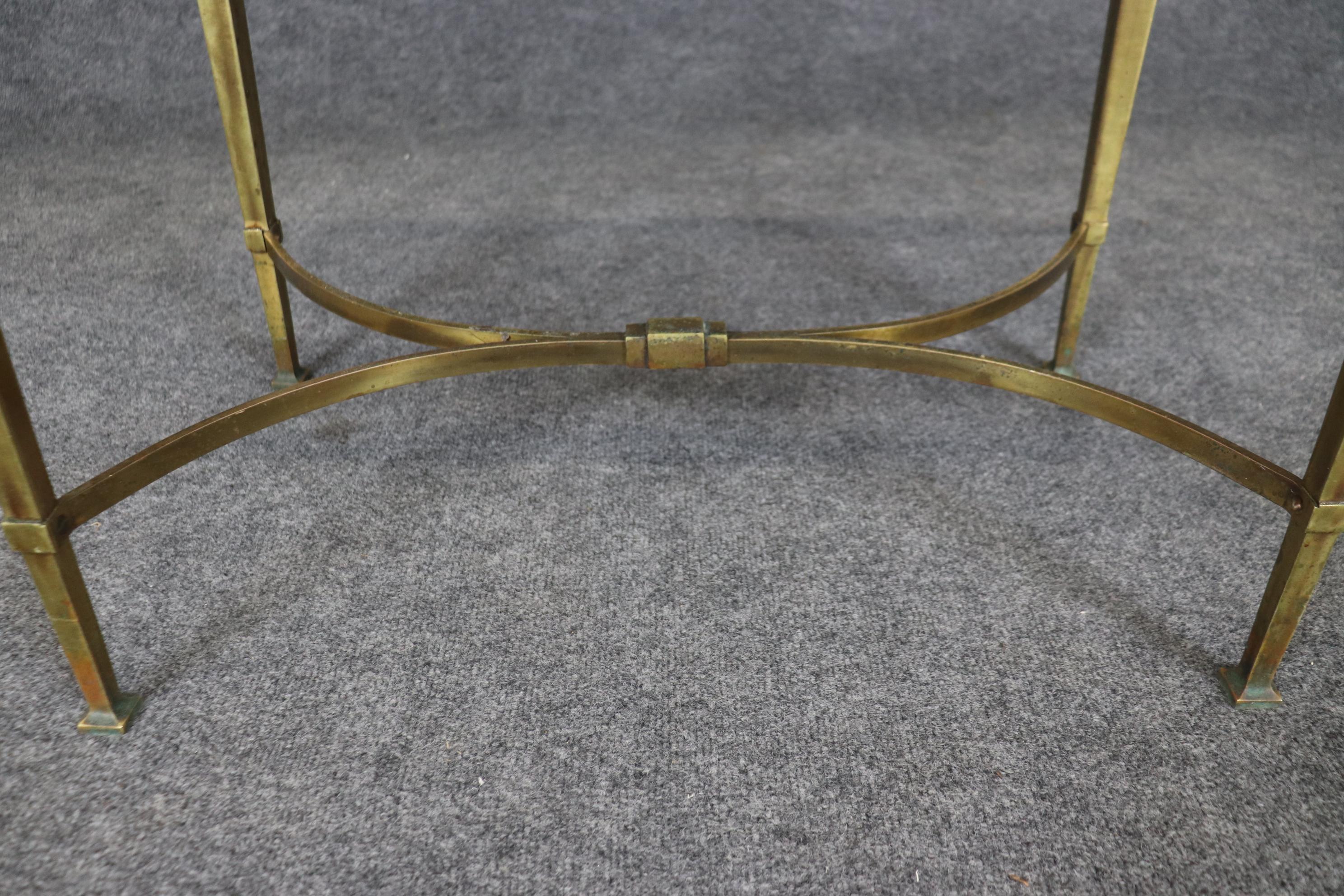 Gorgeous French Directoire Petite Gilt Bronze End Table or Coffee Table  For Sale 7