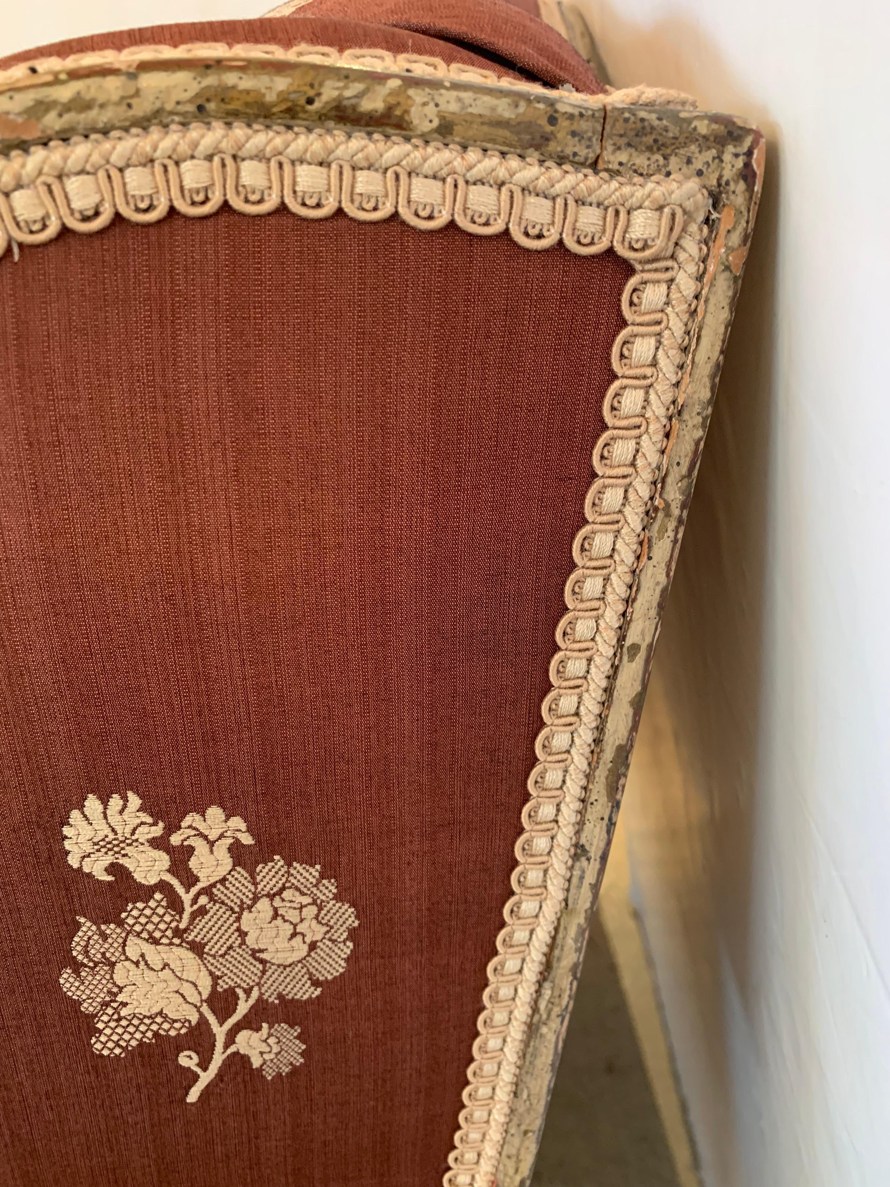 Gorgeous French Louis XV Club Chair Dressed Up in Rose Tarlow Fabric 3