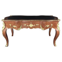Gorgeous French Louis XV Style Two-Sided Bureau Plat Desk