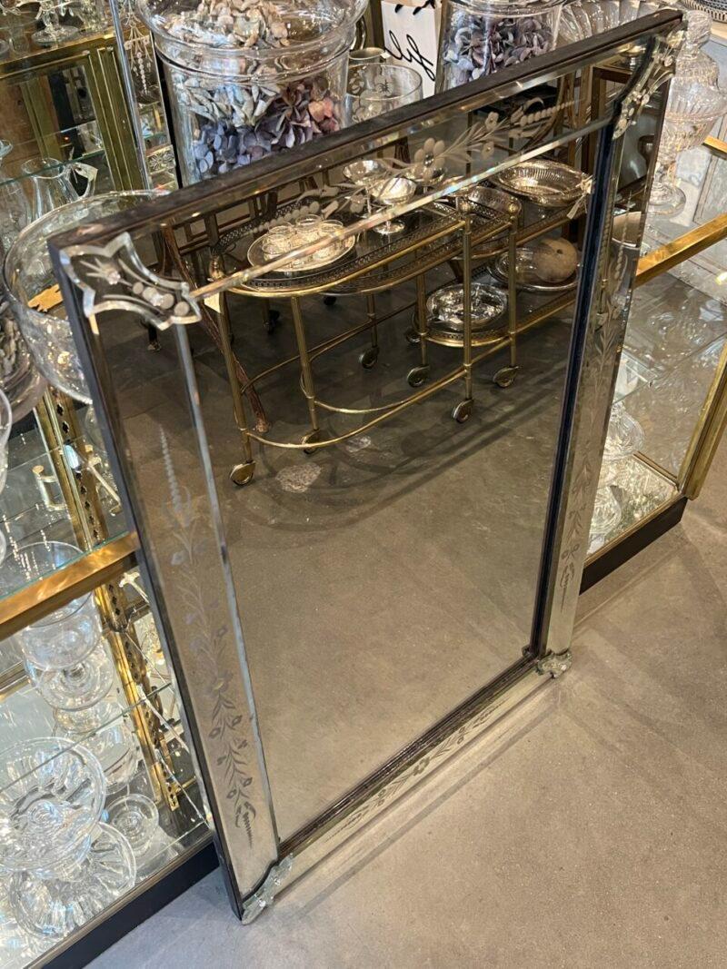 Gorgeous French Venetian Mirror 1920-40s For Sale 3