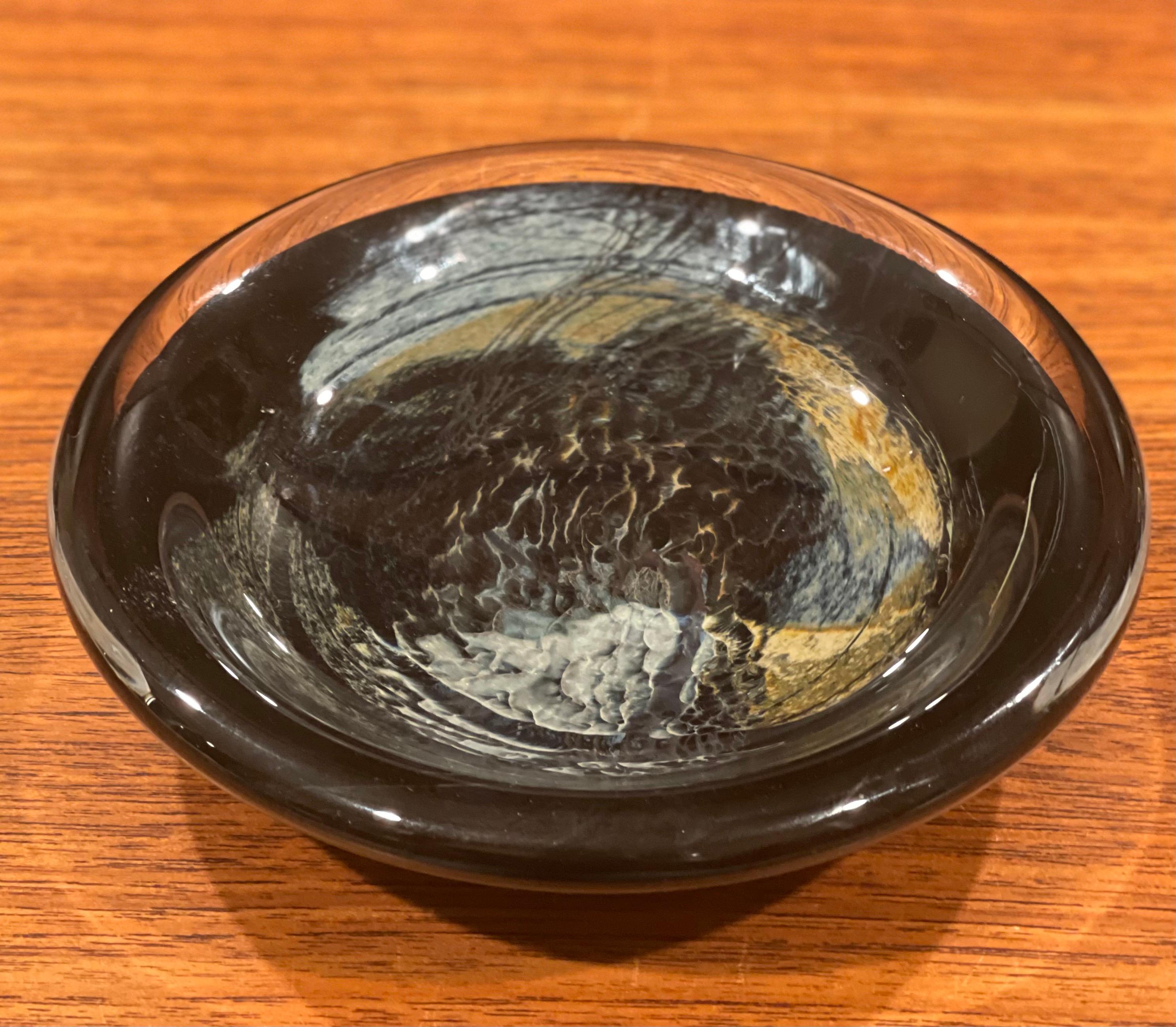 Splendida coppa in vetro artistico 