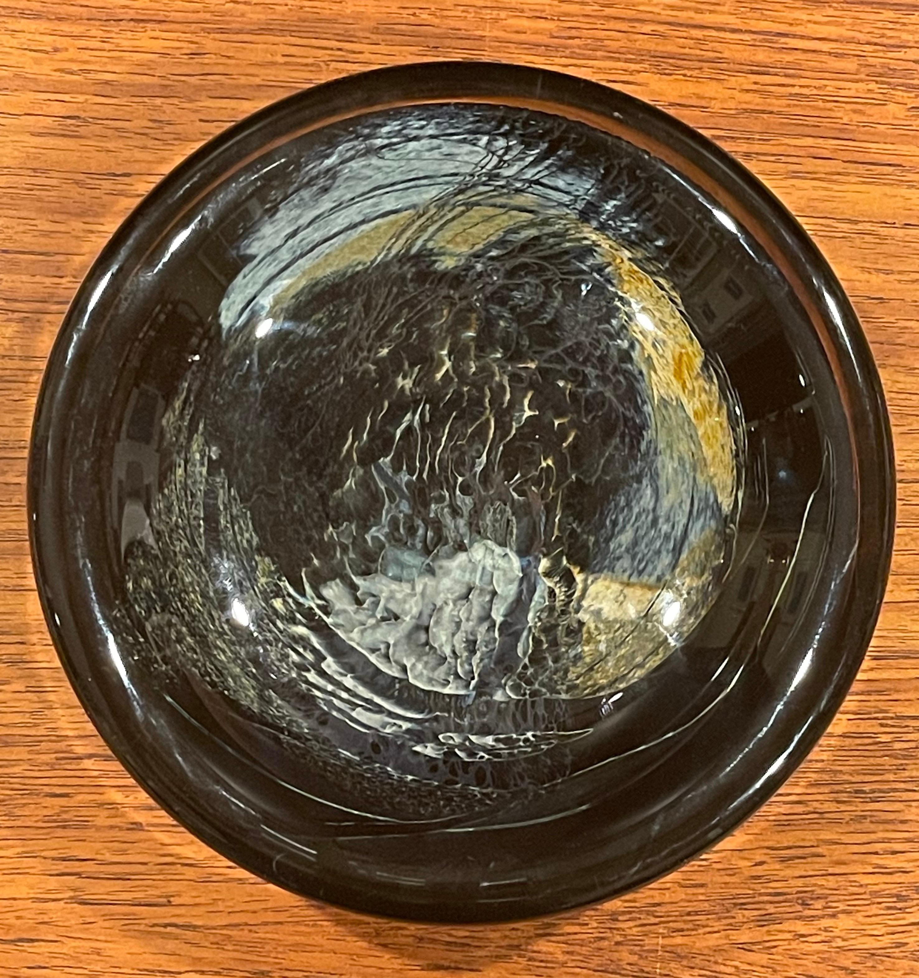 Splendida ciotola in vetro artistico 