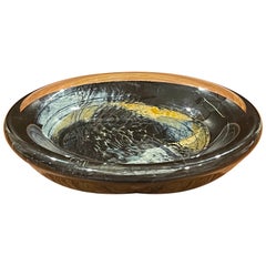 Gorgeous "Galaxy" Art Glass Bowl Signed by Artist