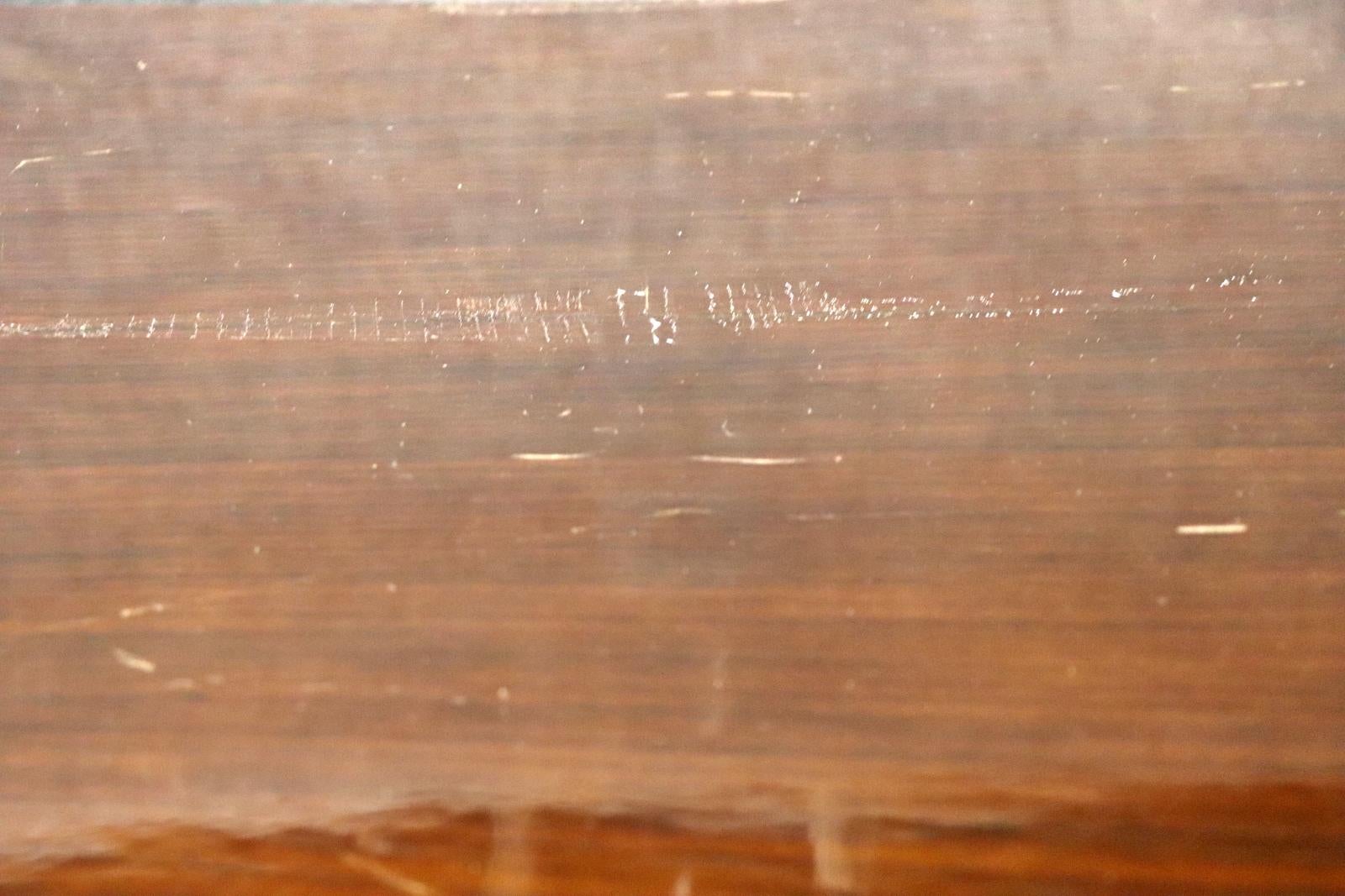 Prachtvolle Anrichte im Stil von Gio Ponti aus Pergament und Palisander für die Bar im Angebot 5