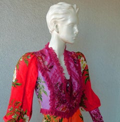 Gorgeous Gucci Eye Catching Floral  Boho Chic Dress