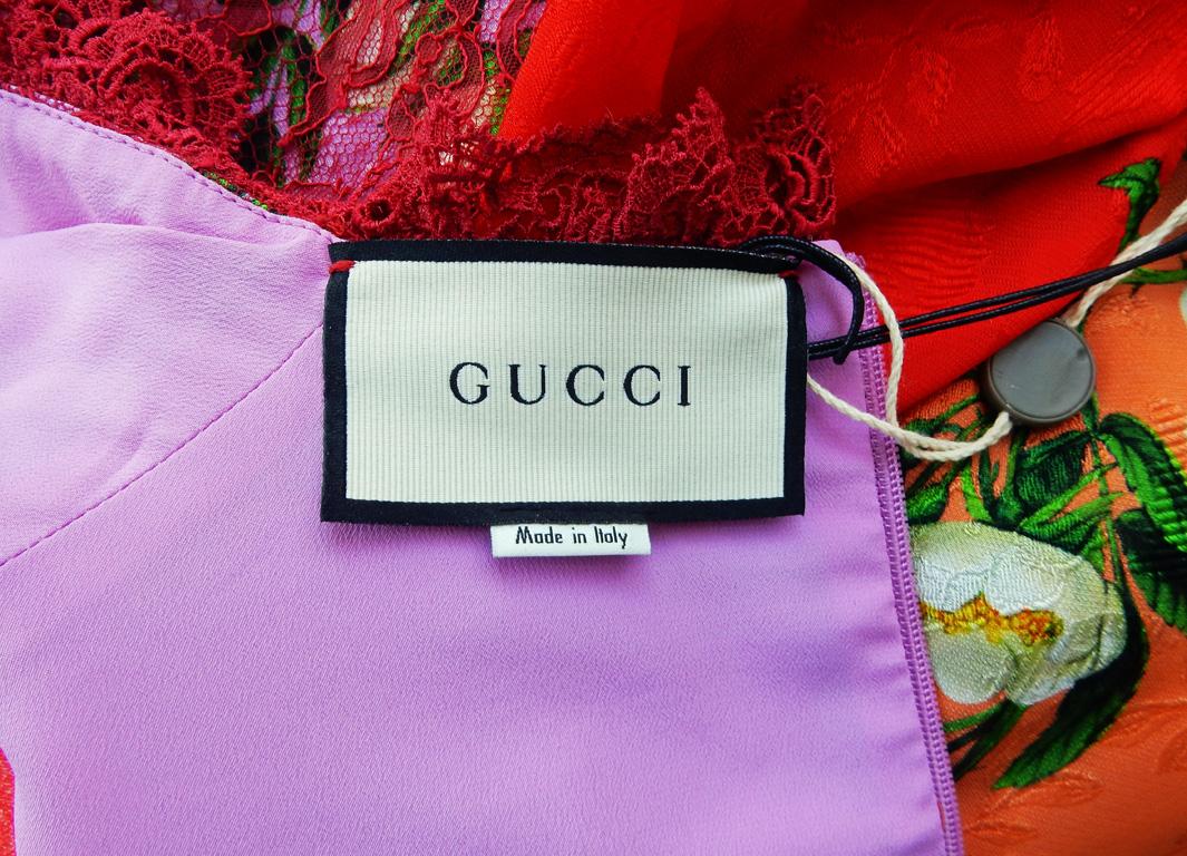 Gucci - Superbe œil à fleurs attirants  Robe bohème chic    en vente 4