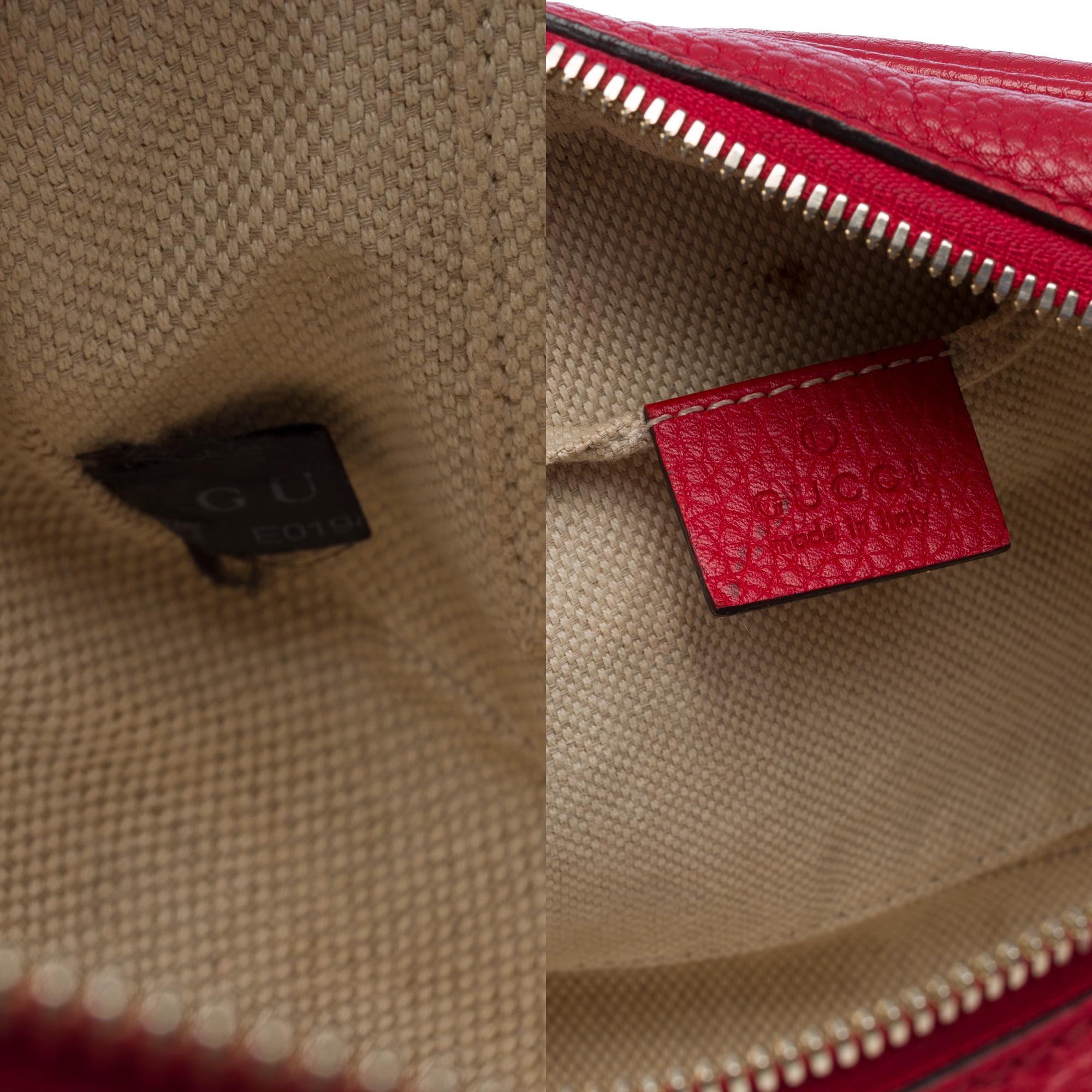 Gorgeous Gucci Soho bag in red leather, GHW 1