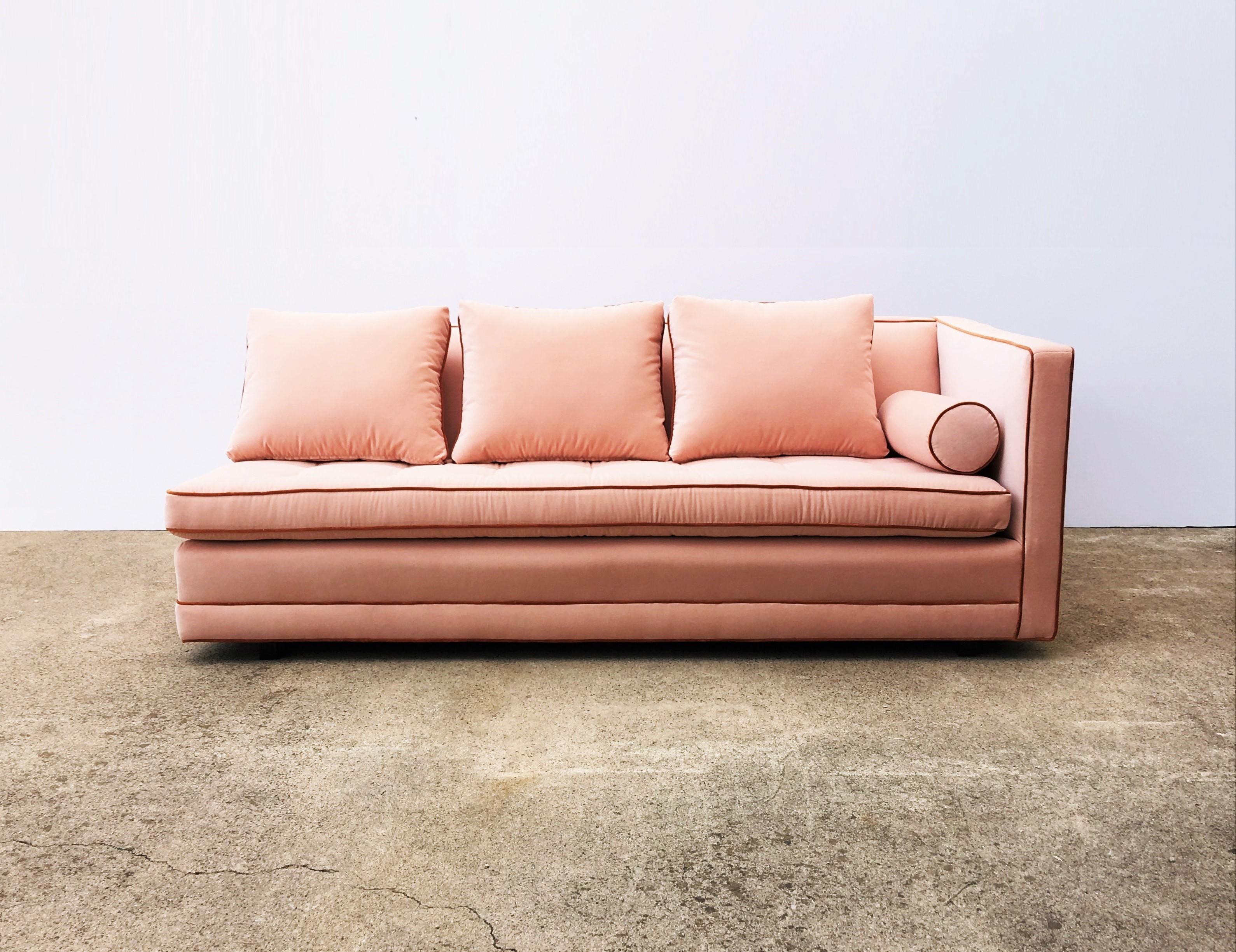 Zweiteiliges, unterteiltes Sofa „Harvey Probber“ in Wunderschöner Form (Moderne der Mitte des Jahrhunderts) im Angebot