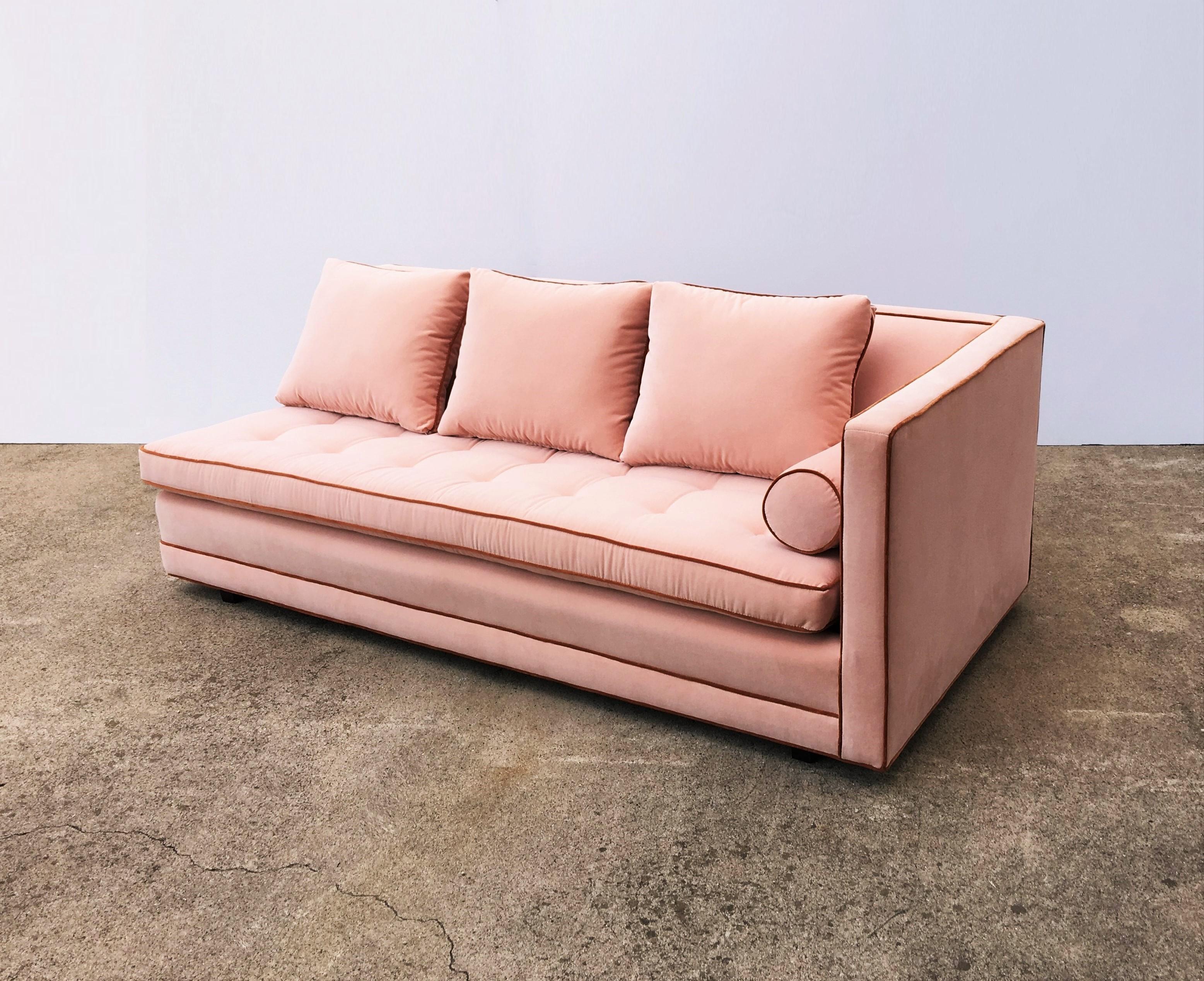 Zweiteiliges, unterteiltes Sofa „Harvey Probber“ in Wunderschöner Form (amerikanisch) im Angebot