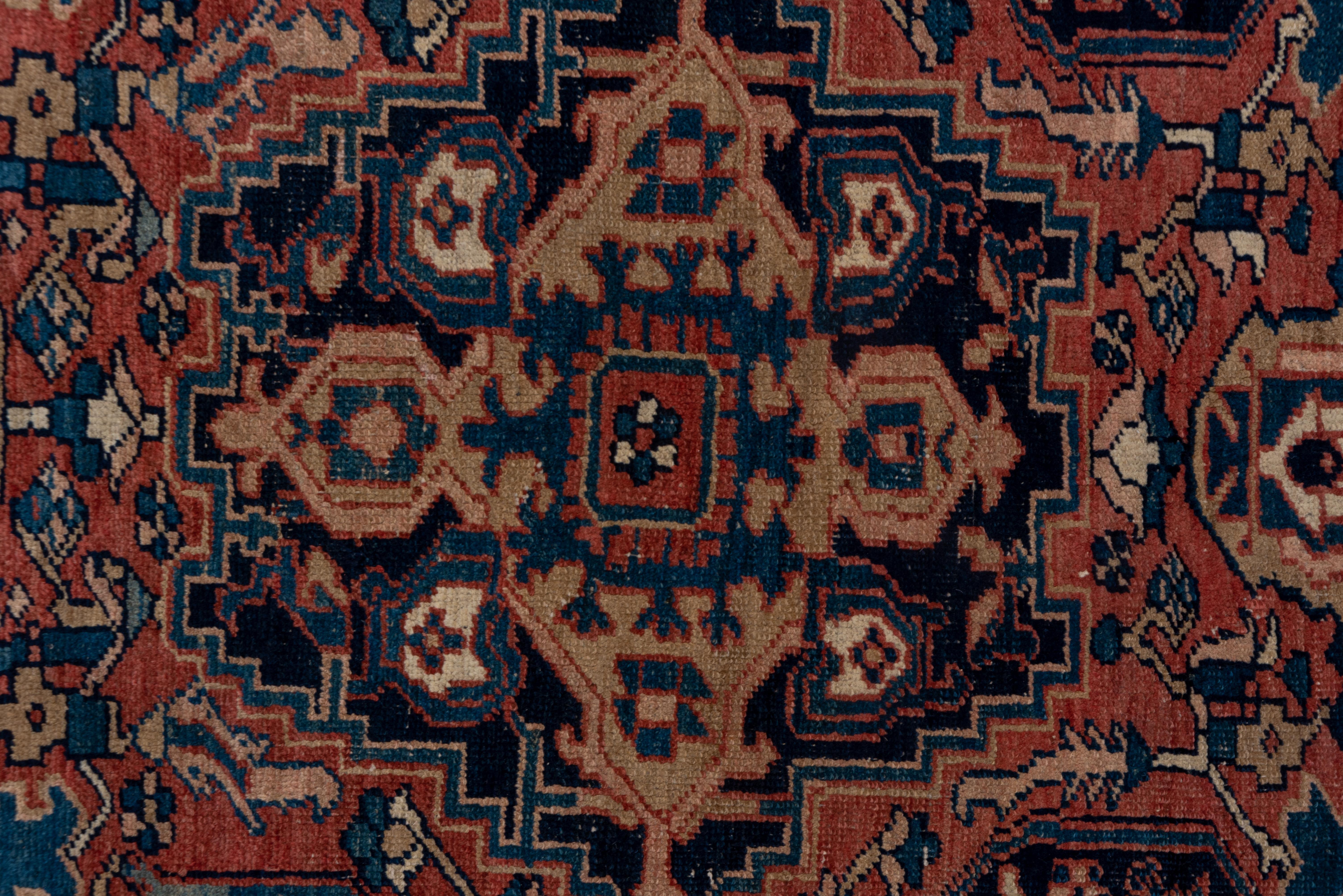 Persian Gorgeous Heriz Serapi Rug, Square For Sale
