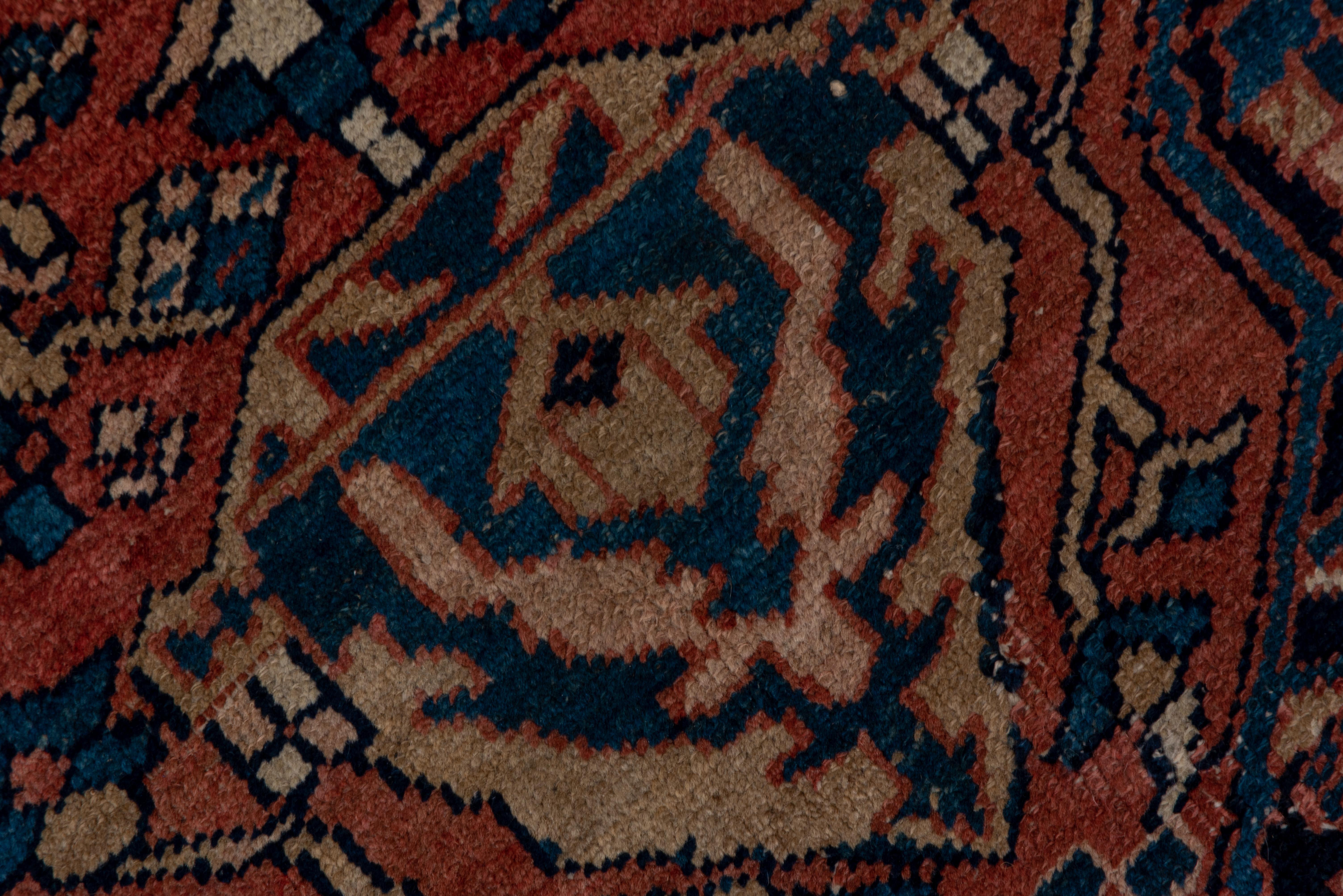 Hand-Knotted Gorgeous Heriz Serapi Rug, Square For Sale