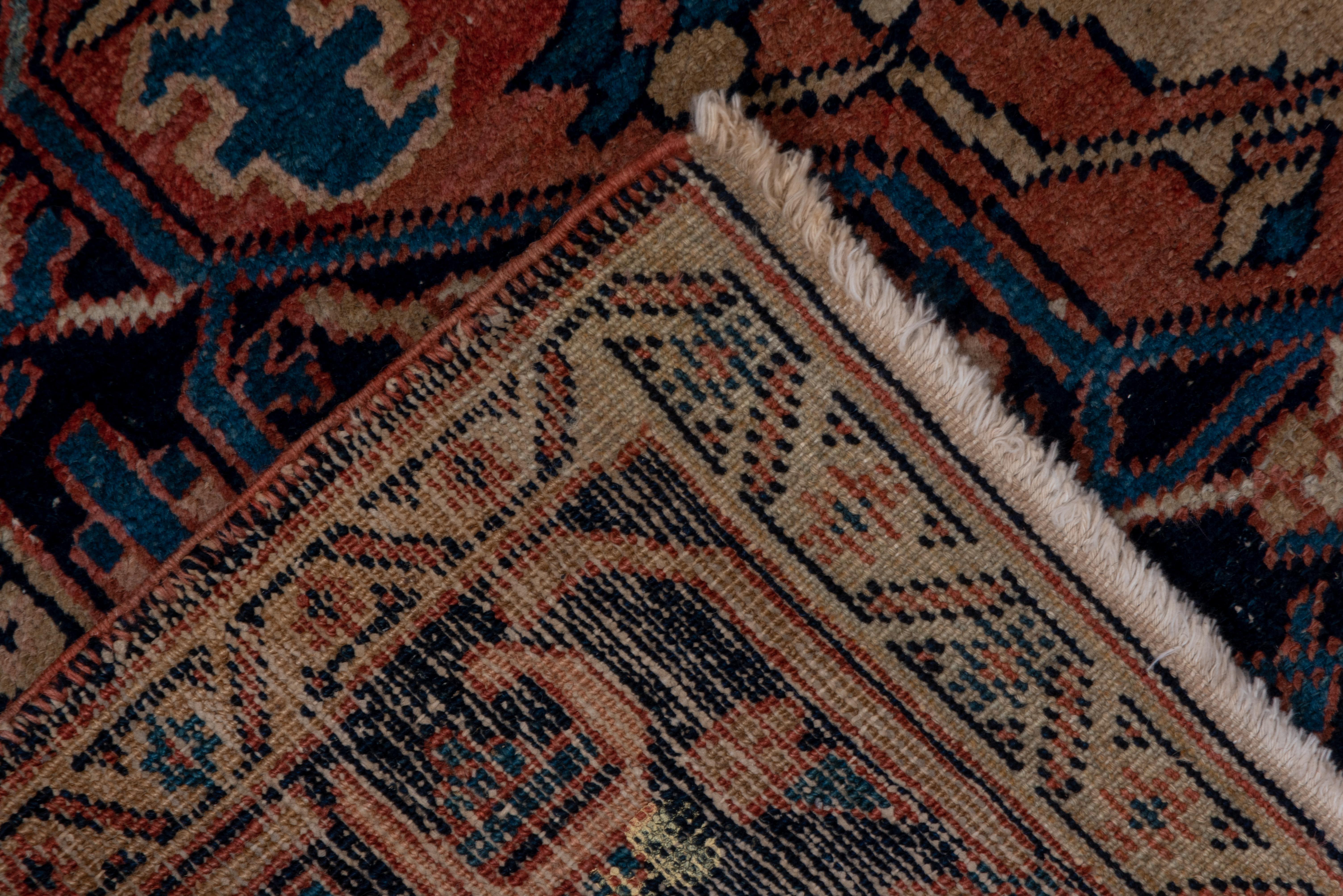 Early 20th Century Gorgeous Heriz Serapi Rug, Square For Sale