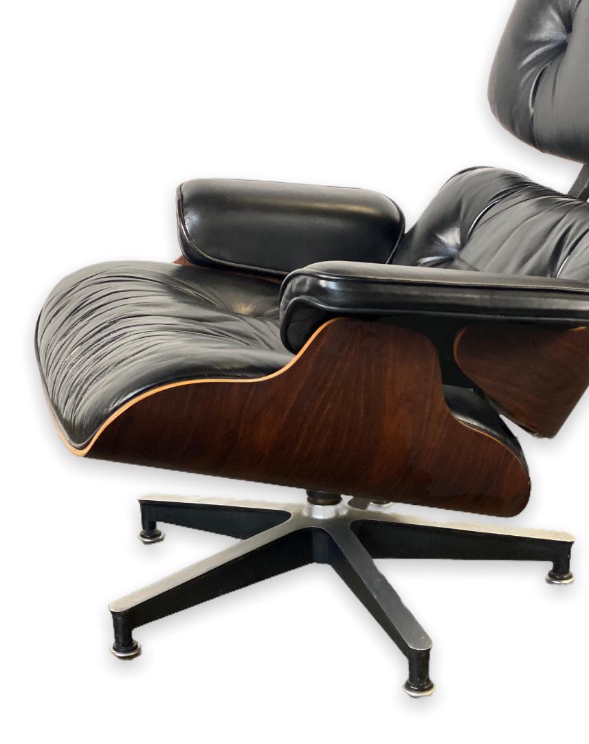 American Gorgeous Herman Miller Eames Lounge Chair and Ottoman