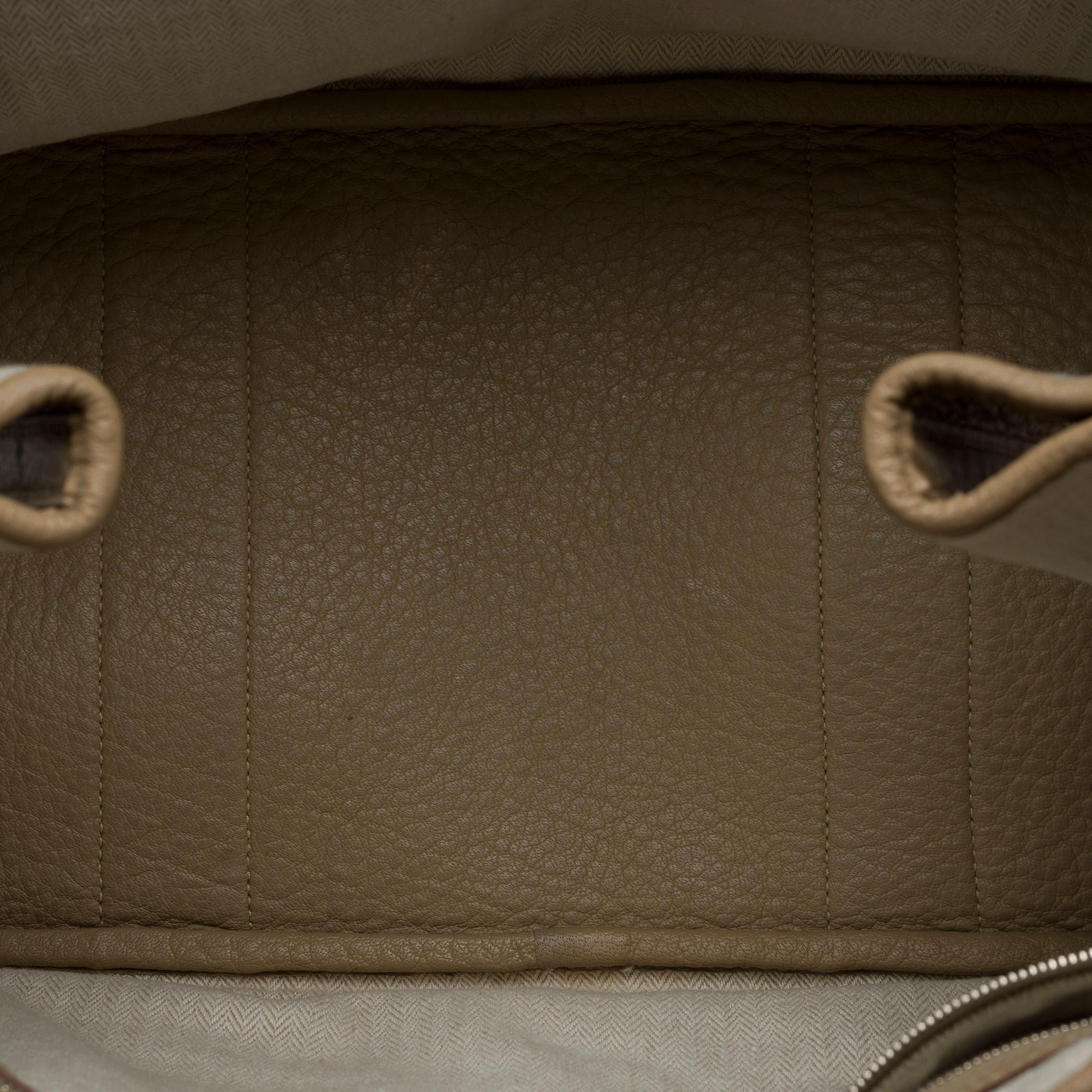 Gorgeous Hermès Garden Party 36 Tote bag in Etoupe Negonda leather, PHW 3