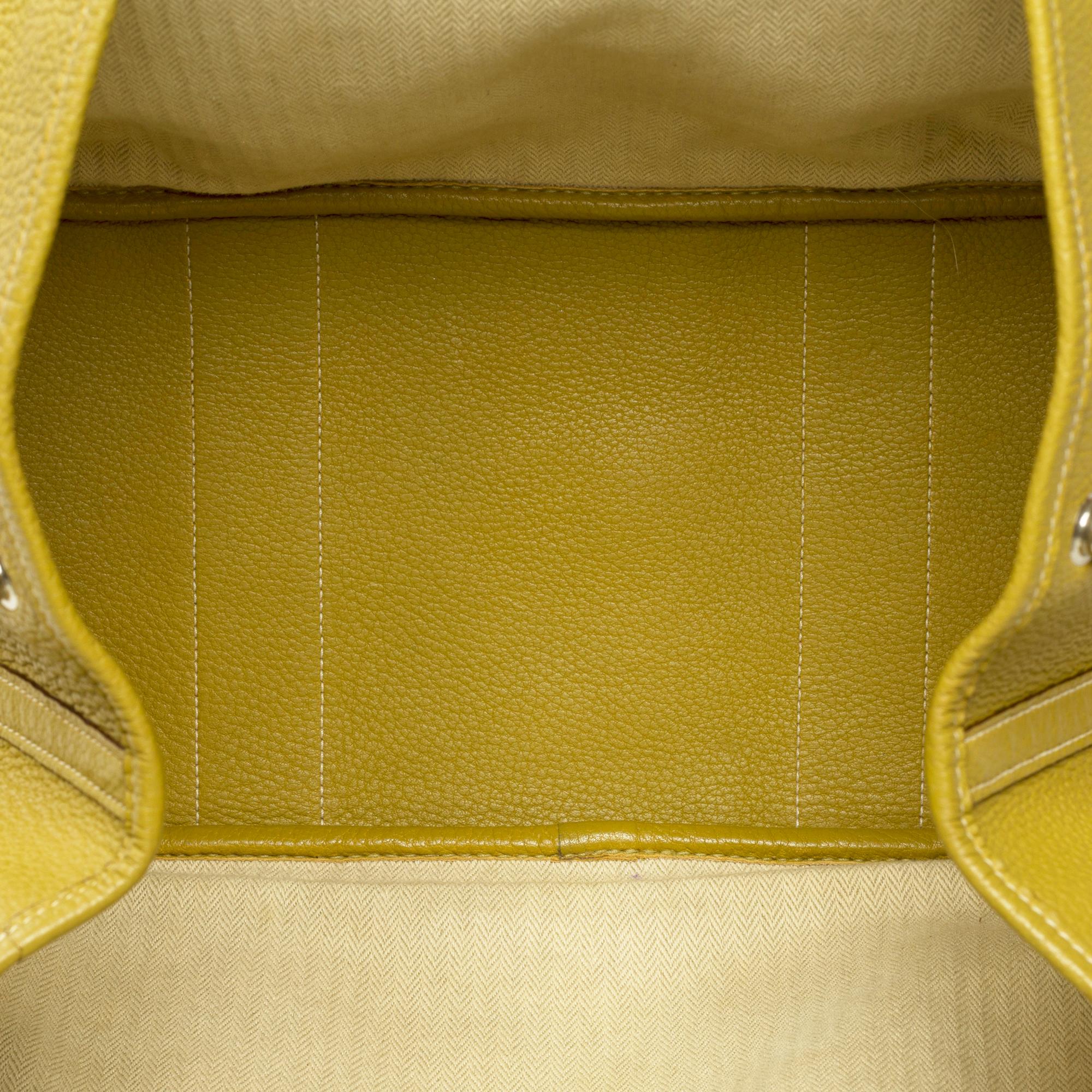 Gorgeous Hermès Garden Party 36 Tote bag in Green Cardamome Negonda leather, SHW 6