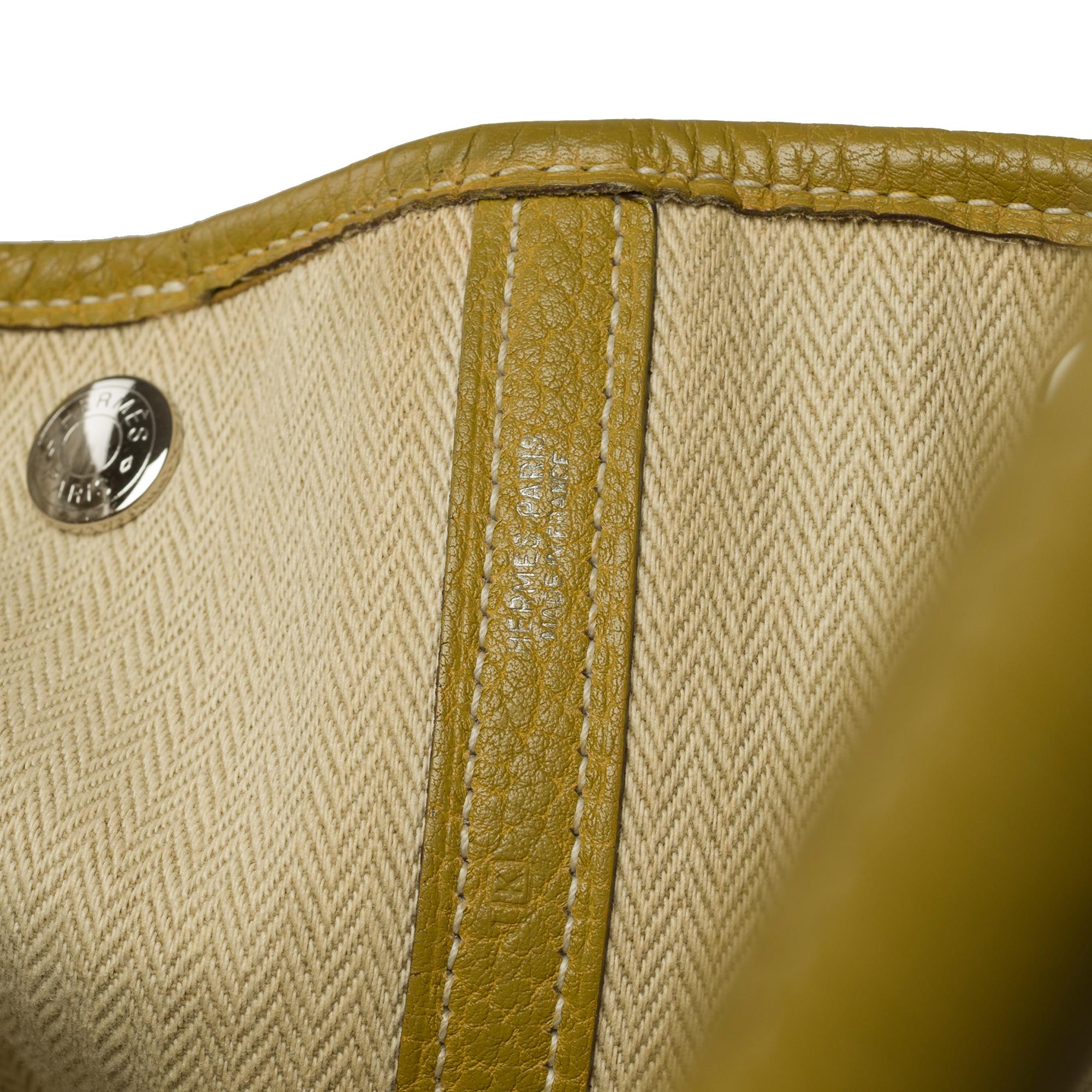 Gorgeous Hermès Garden Party 36 Tote bag in Green Cardamome Negonda leather, SHW 4