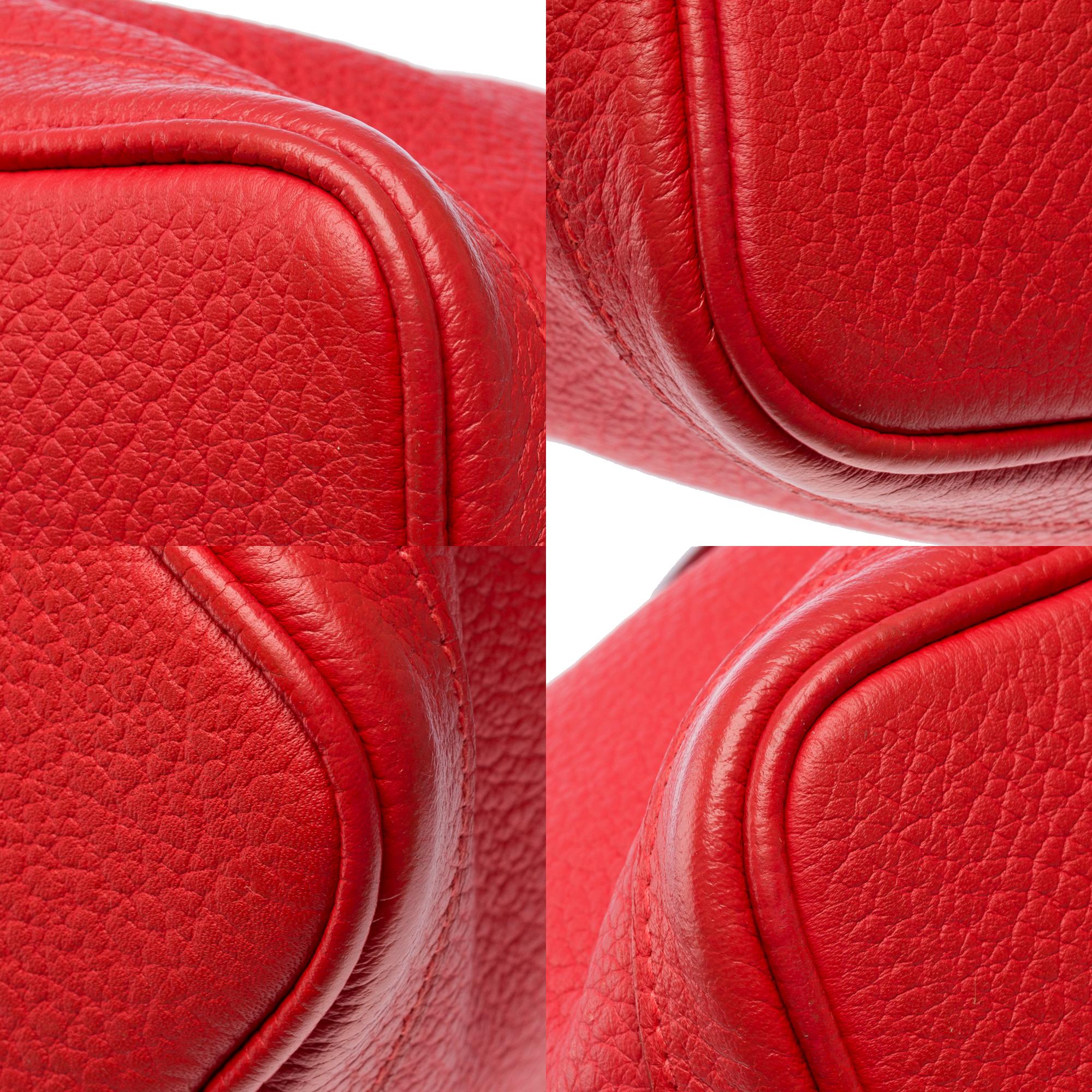 Gorgeous Hermès Garden Party 36 Tote bag in Orange Poppy Negonda leather, SHW 7