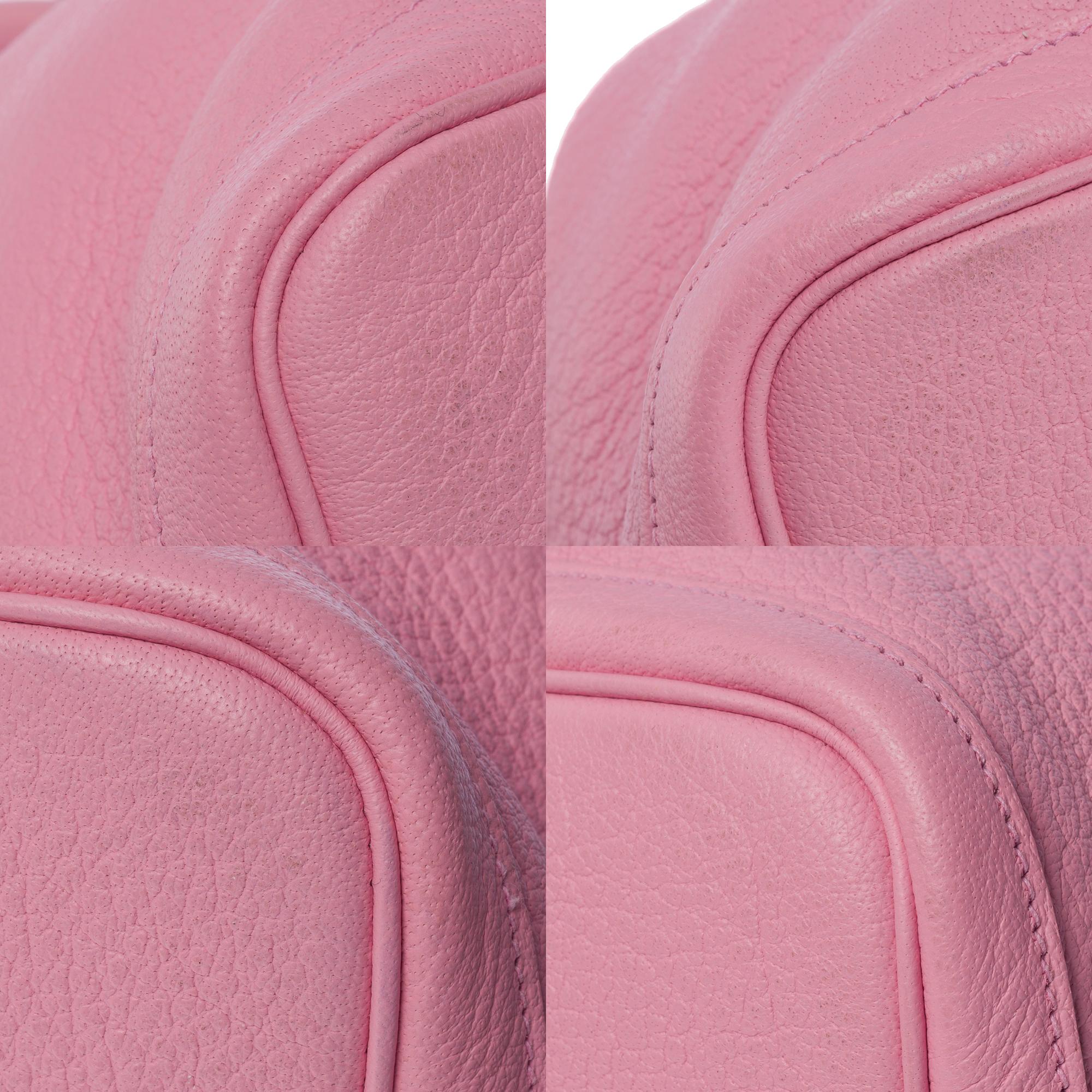 Gorgeous Hermès Garden Party 36 Tote bag in Sakura Pink Negonda leather, SHW 6