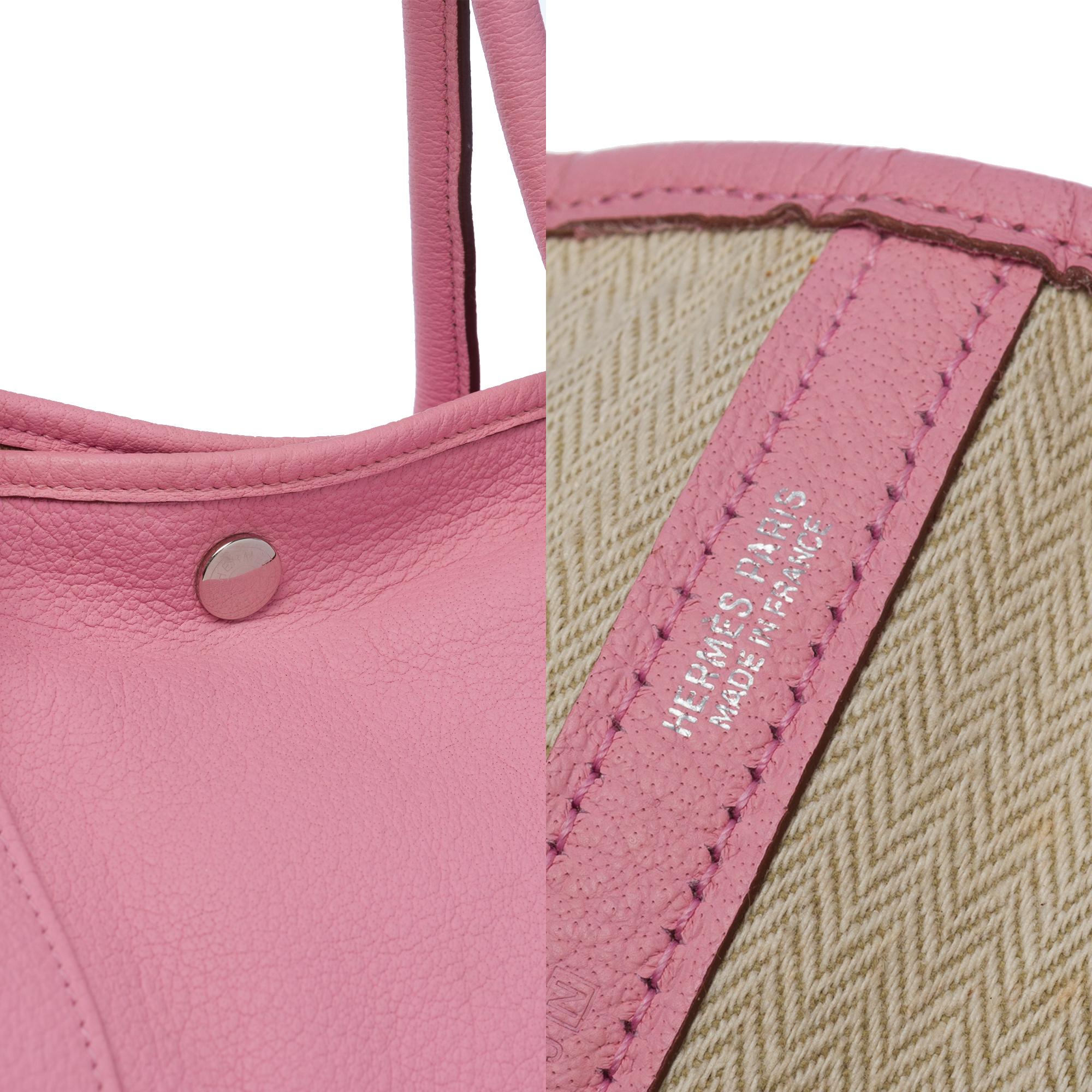 Gorgeous Hermès Garden Party 36 Tote bag in Sakura Pink Negonda leather, SHW 1