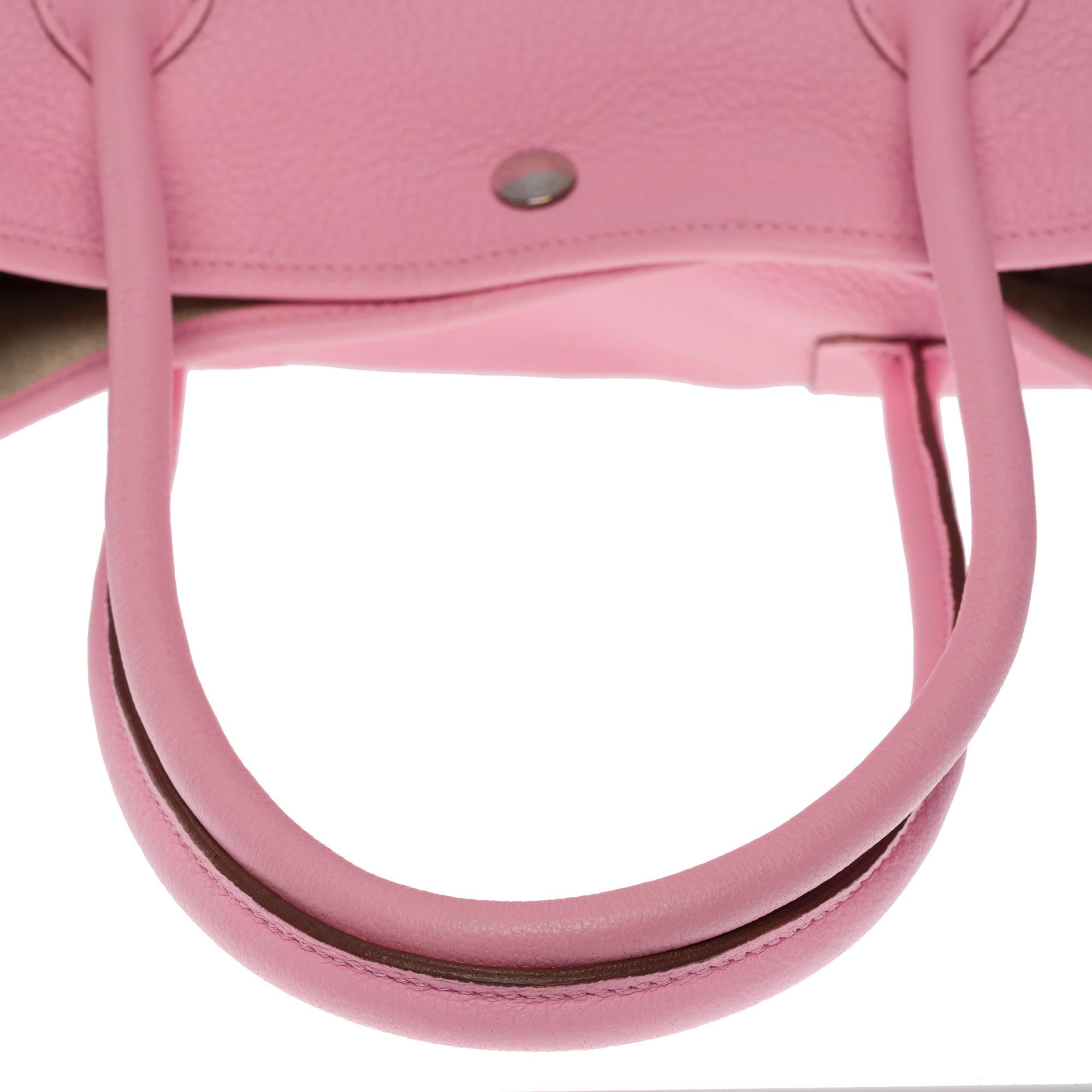 Gorgeous Hermès Garden Party 36 Tote bag in Sakura Pink Negonda leather, SHW 4