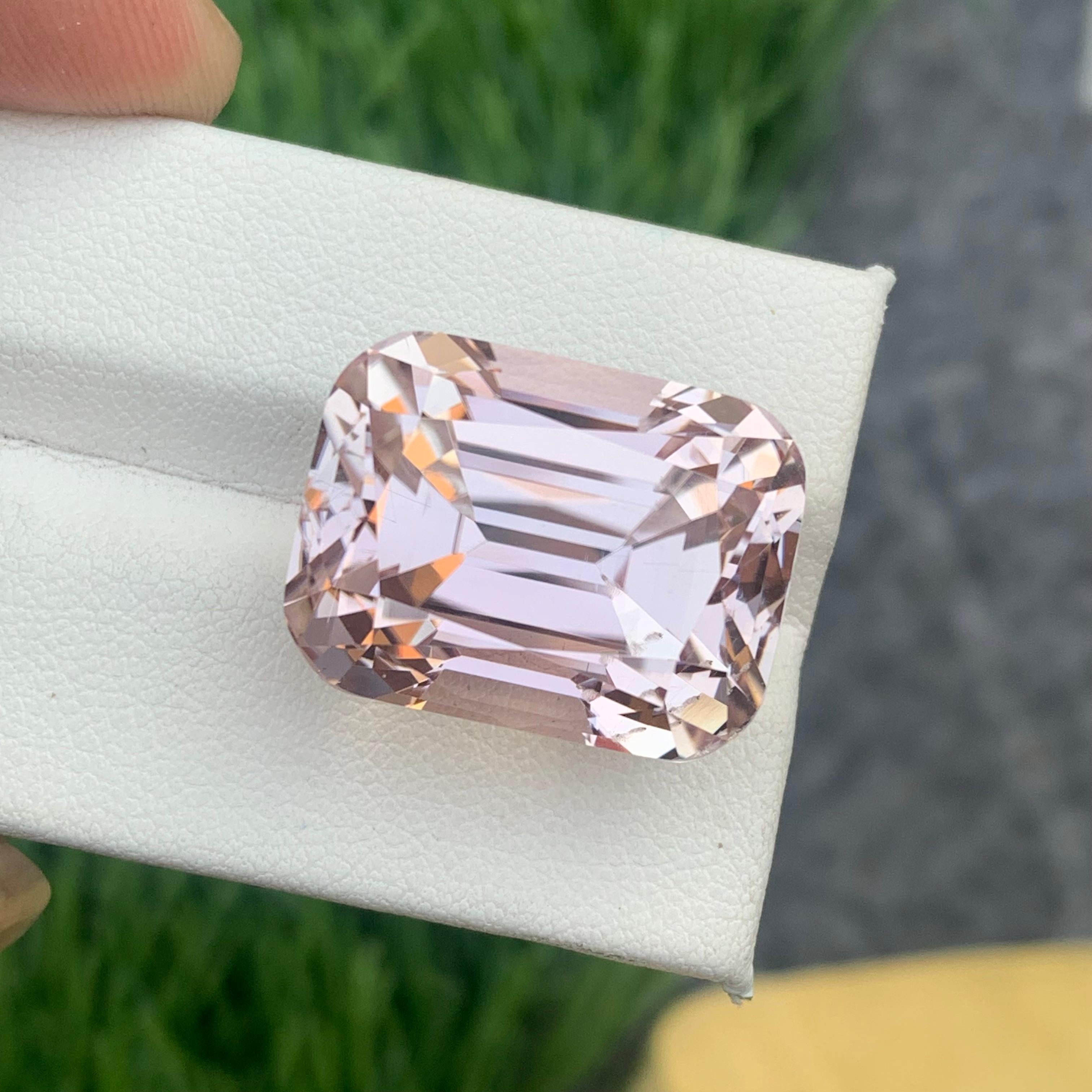 Arts and Crafts Gorgeous Huge 44.35 Carat Natural Light Pink Kunzite for Pendant Necklace Jewels For Sale