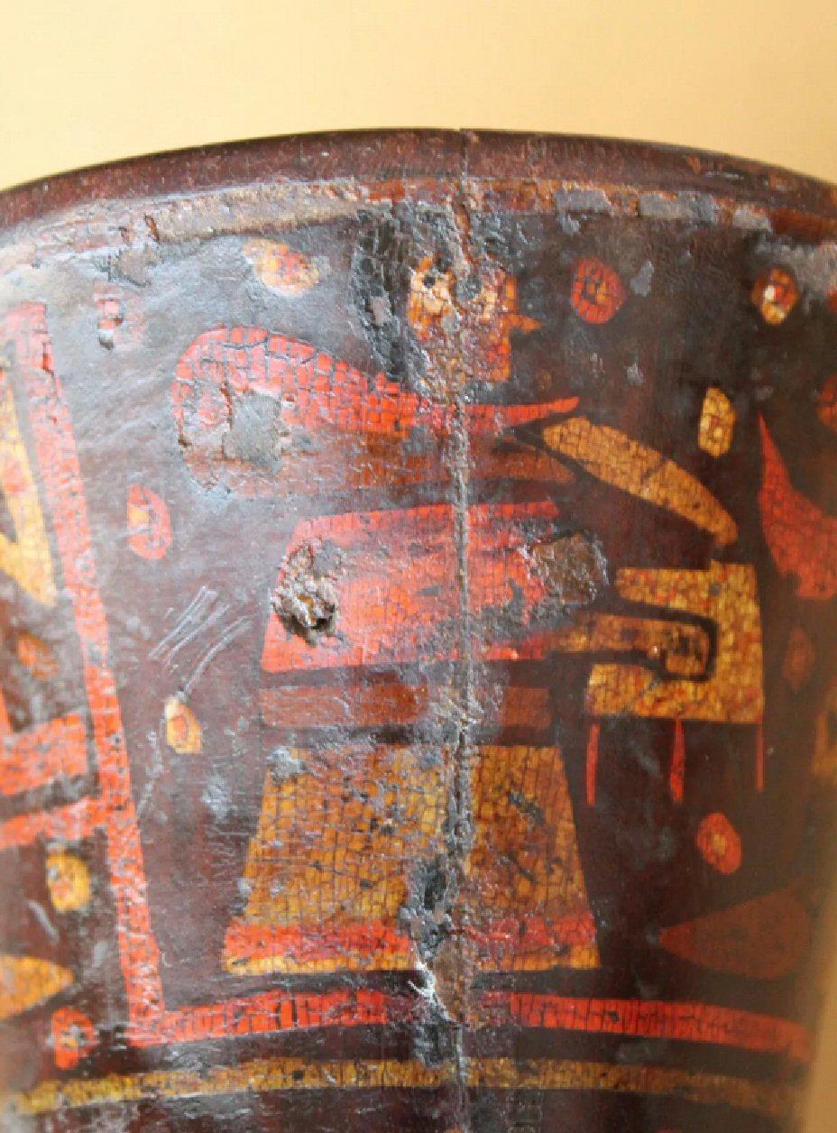 18th Century and Earlier GORGEOUS! Incan Kero Qiru Museum Quality! Finest in world. 15th 16th Century For Sale