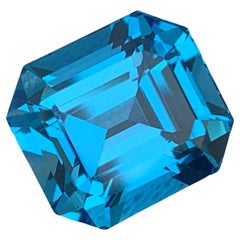 Gorgeous Intense Blue Loose Electric Blue Topaz from Brazil 9.10 Carat
