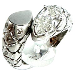 Gorgeous Janesich diamond snake ring