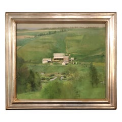 Gorgeous Landscape Painting by Bucks County Listed Artist Peter Schore