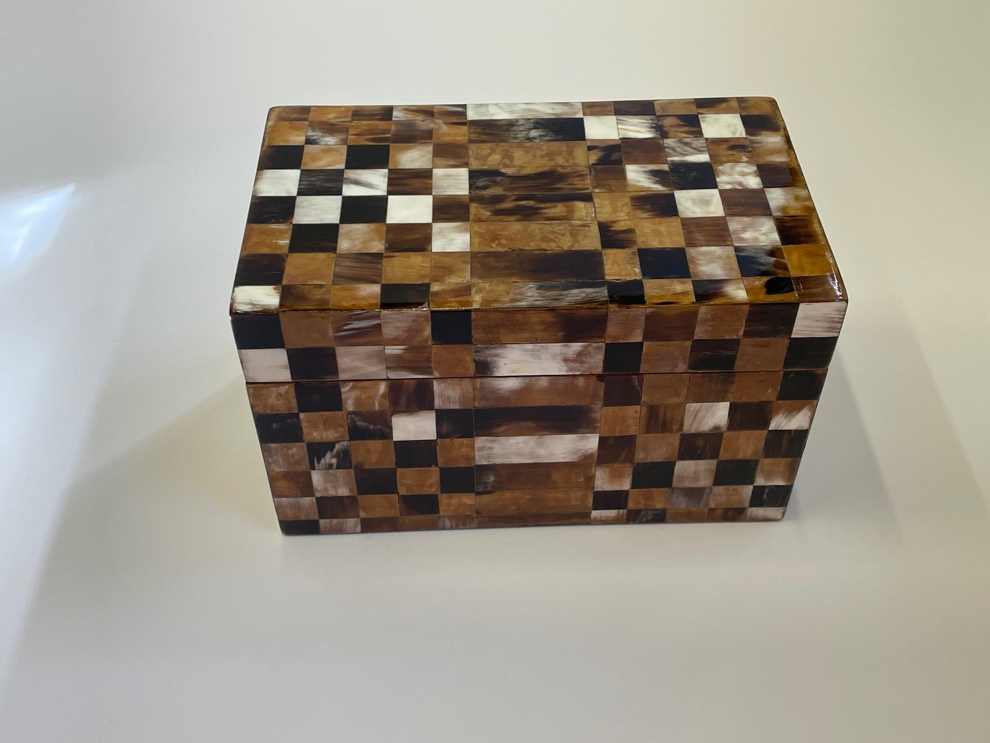 checkerboard box