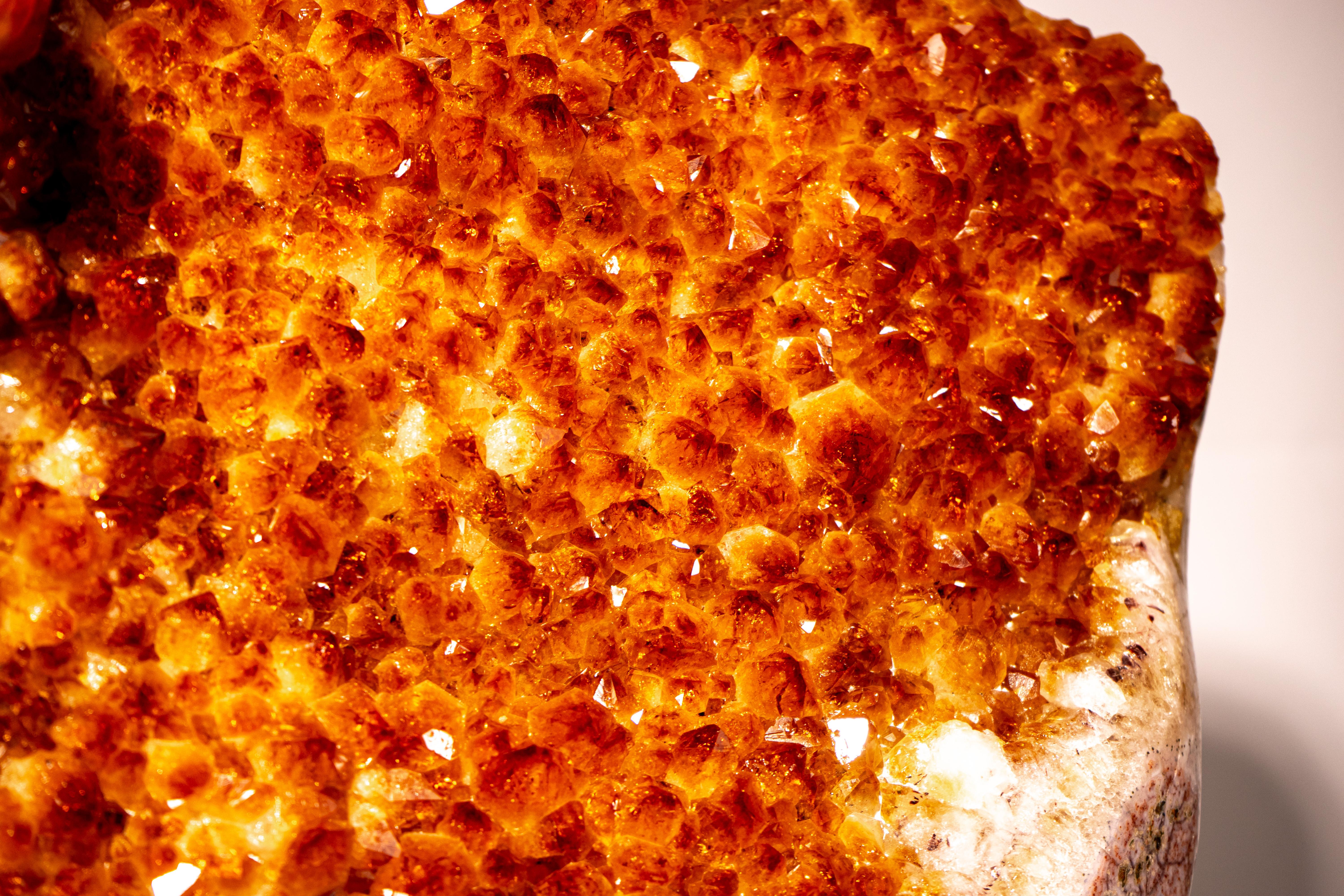 Cristallo Splendido grande cluster di Citrino Madeira in vendita