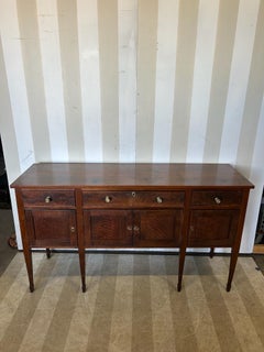 Gorgeous late 18th-early 19th century inlaid Virginia walnut sideboard