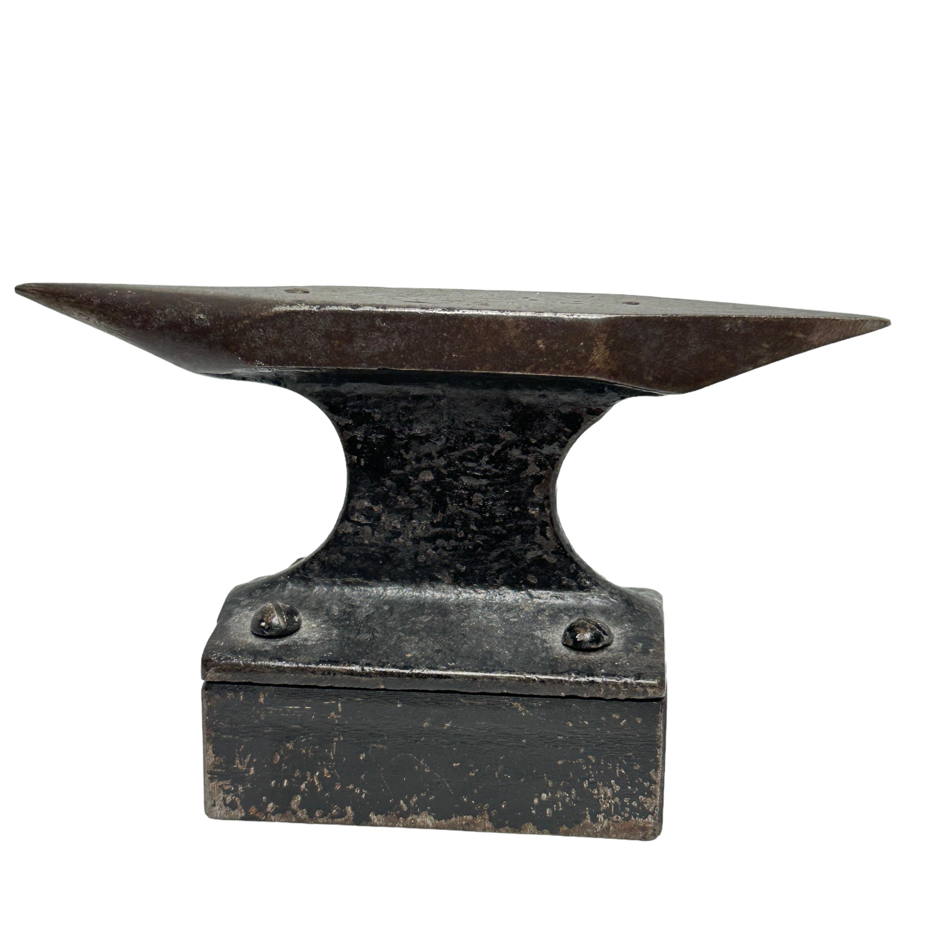 Arts and Crafts Gorgeous Late 19th Century Austrian Jewelers Anvil, 1890s, Vienna For Sale