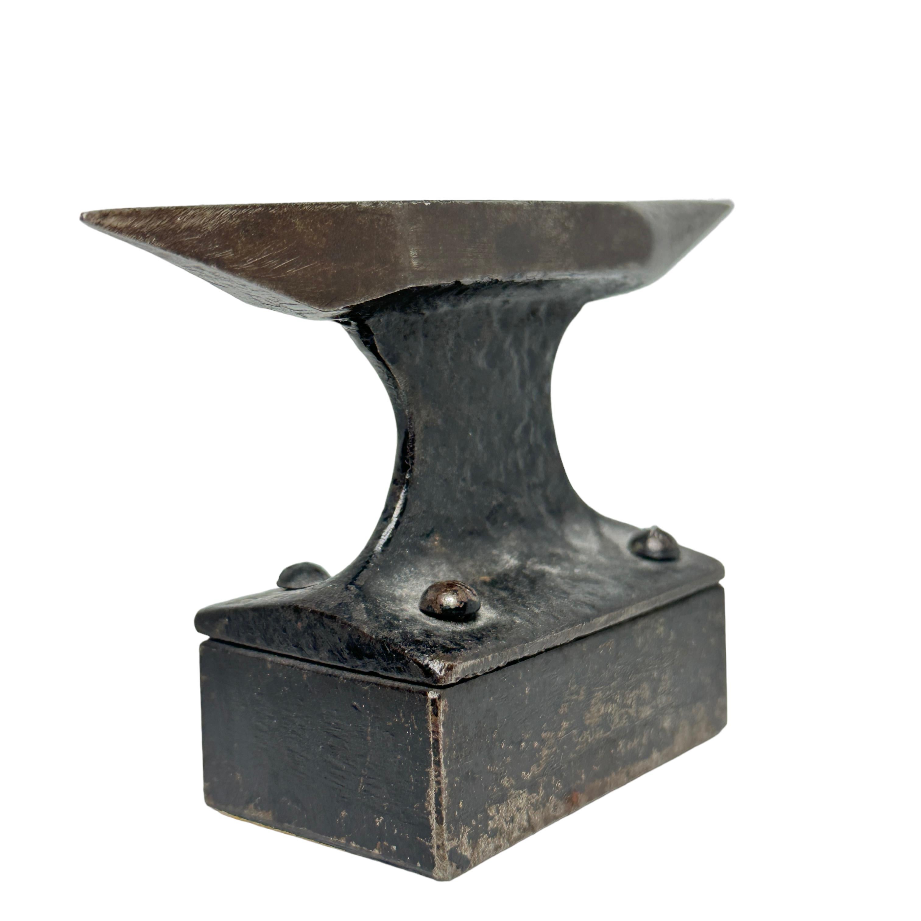 Metal Gorgeous Late 19th Century Austrian Jewelers Anvil, 1890s, Vienna For Sale