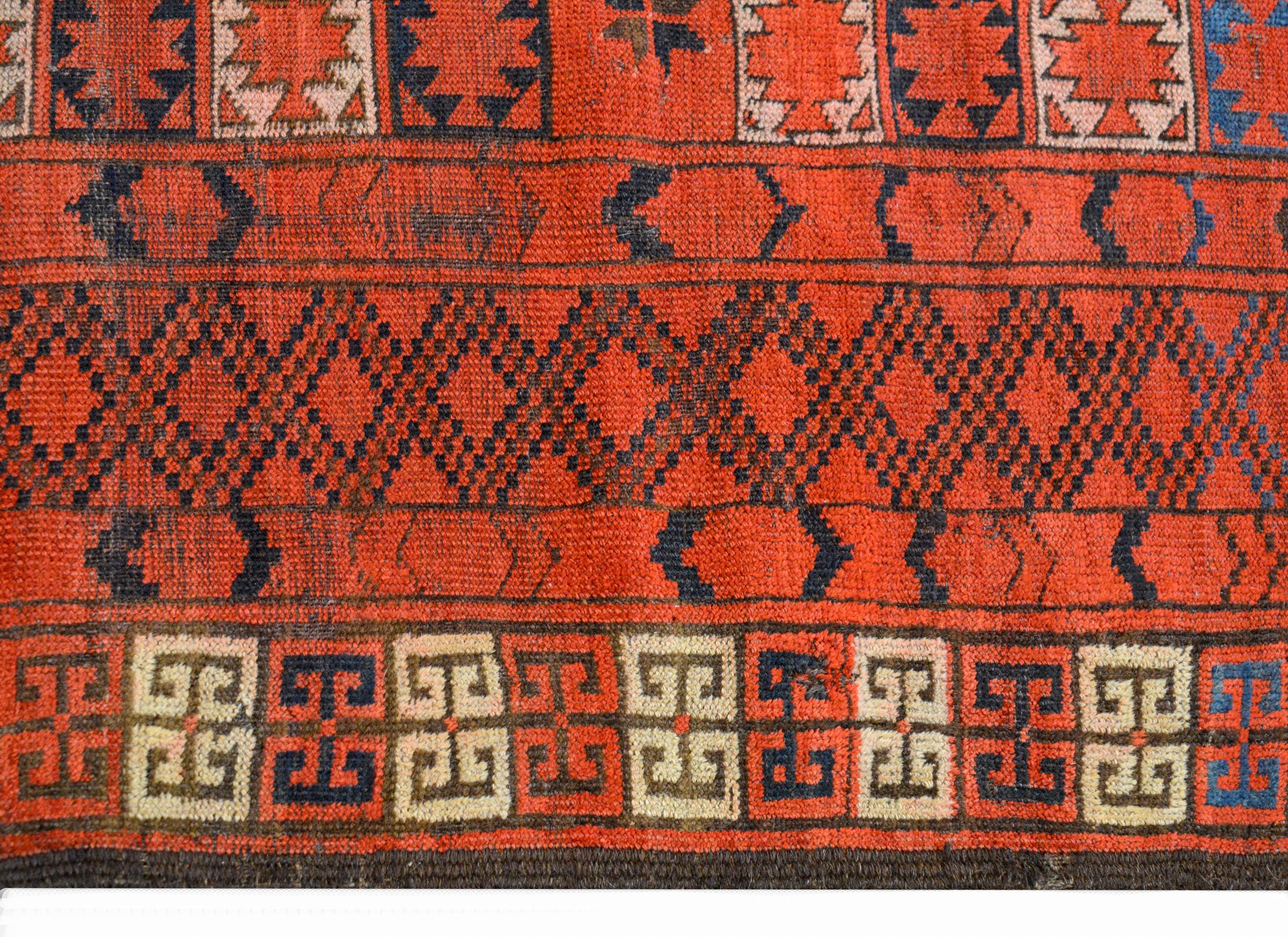 Afghan Gorgeous Early 20th Century Ersari Rug For Sale