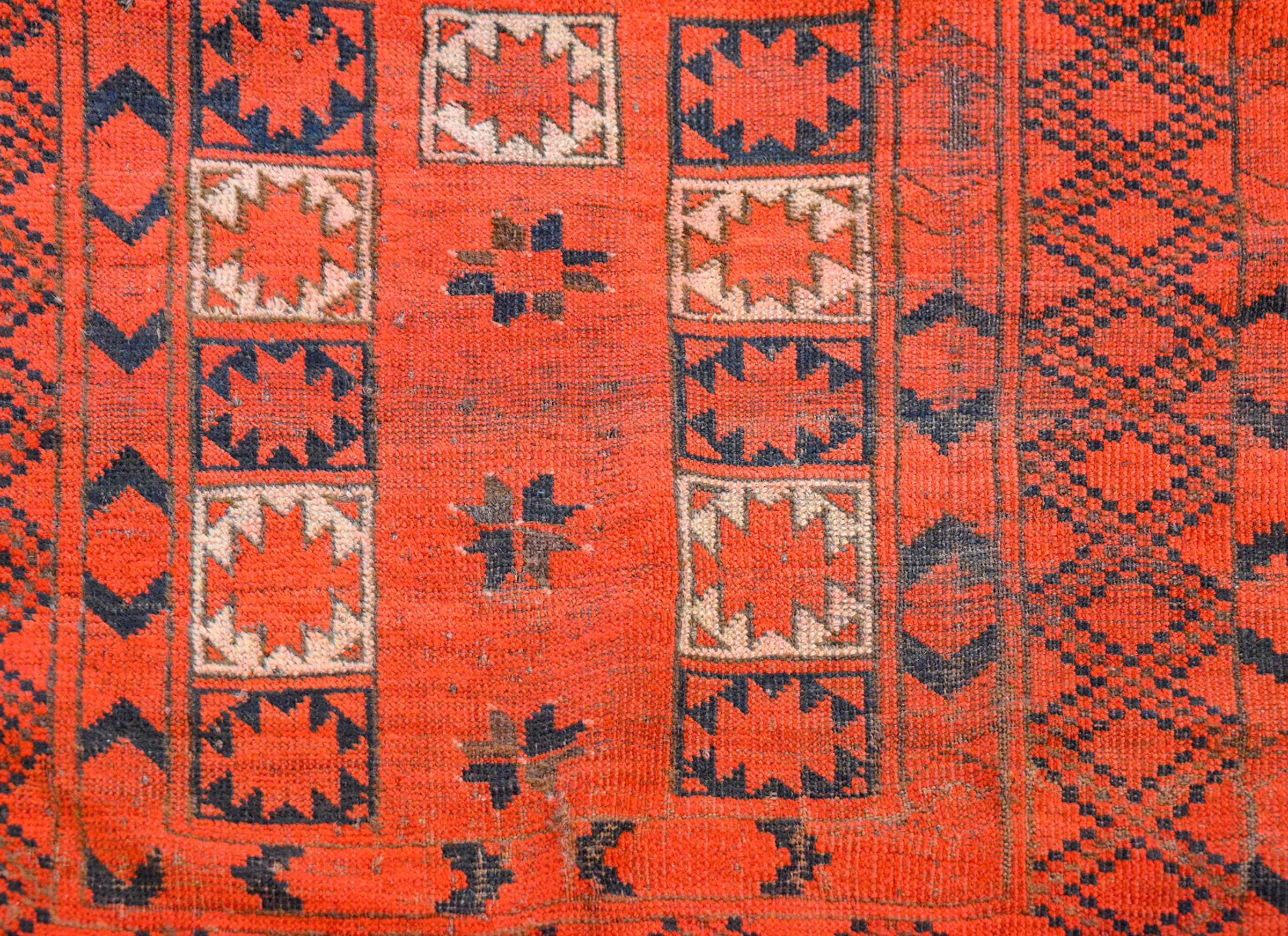Gorgeous Early 20th Century Ersari Rug For Sale 1