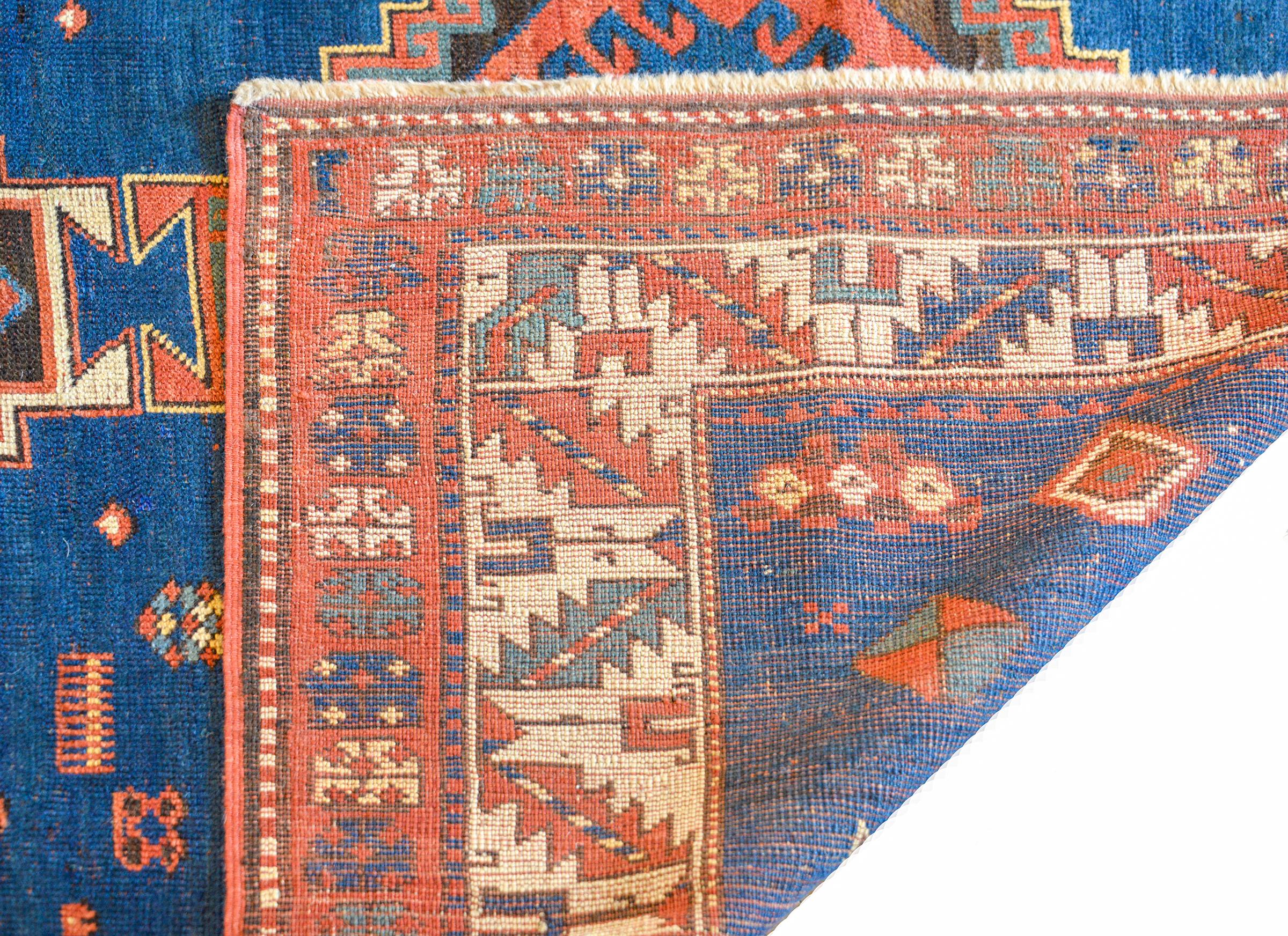 Gorgeous Late 19th Century Kazak Rug 1