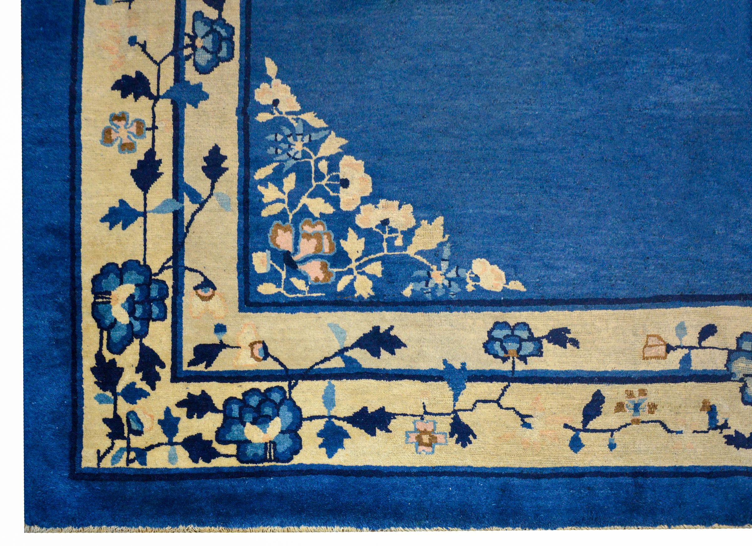 Wool Gorgeous Early 20th Century Peking Rug For Sale