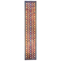 Gorgeous Late 20th Century Veramin Kilim Runner