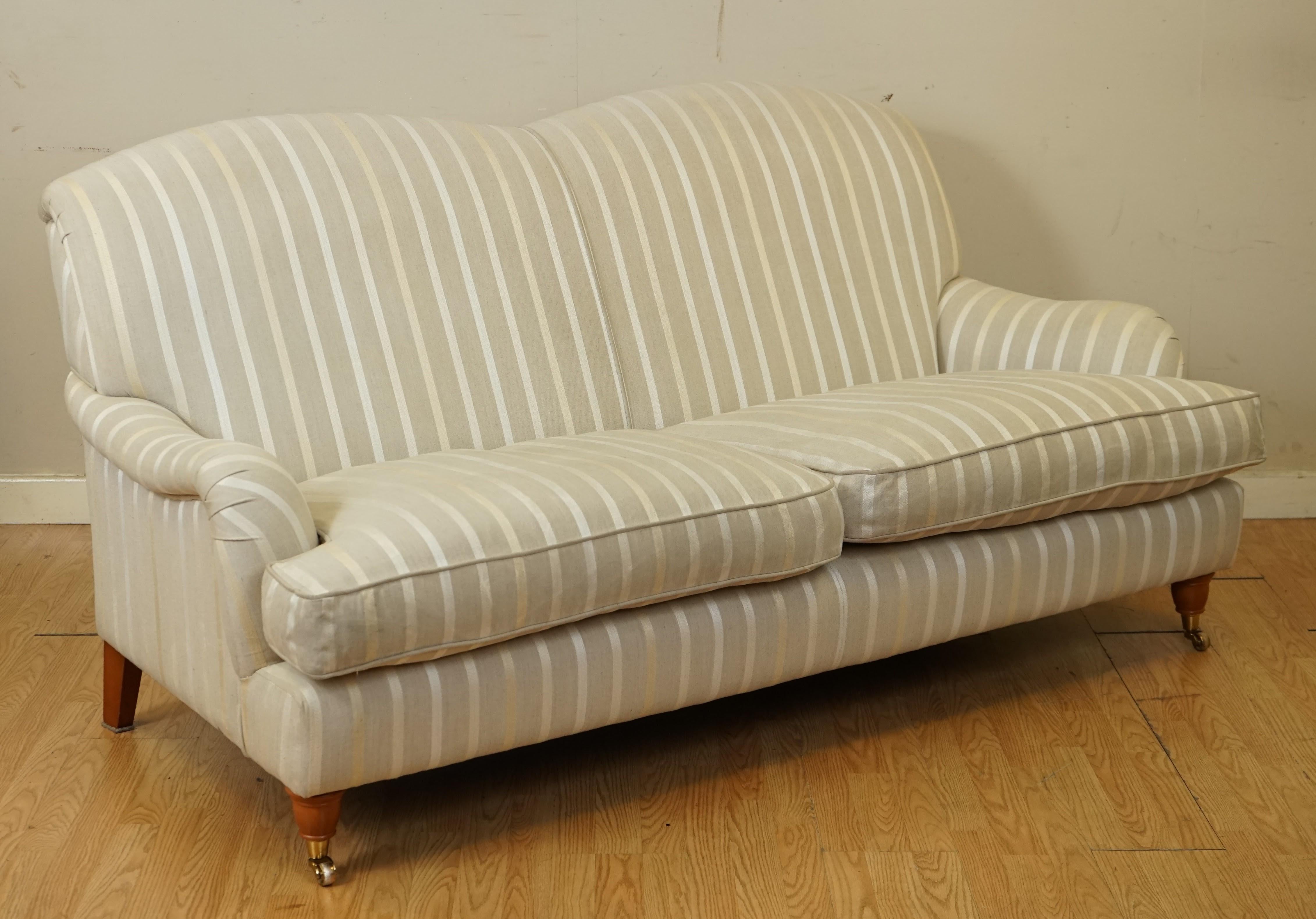 laura ashley striped sofa