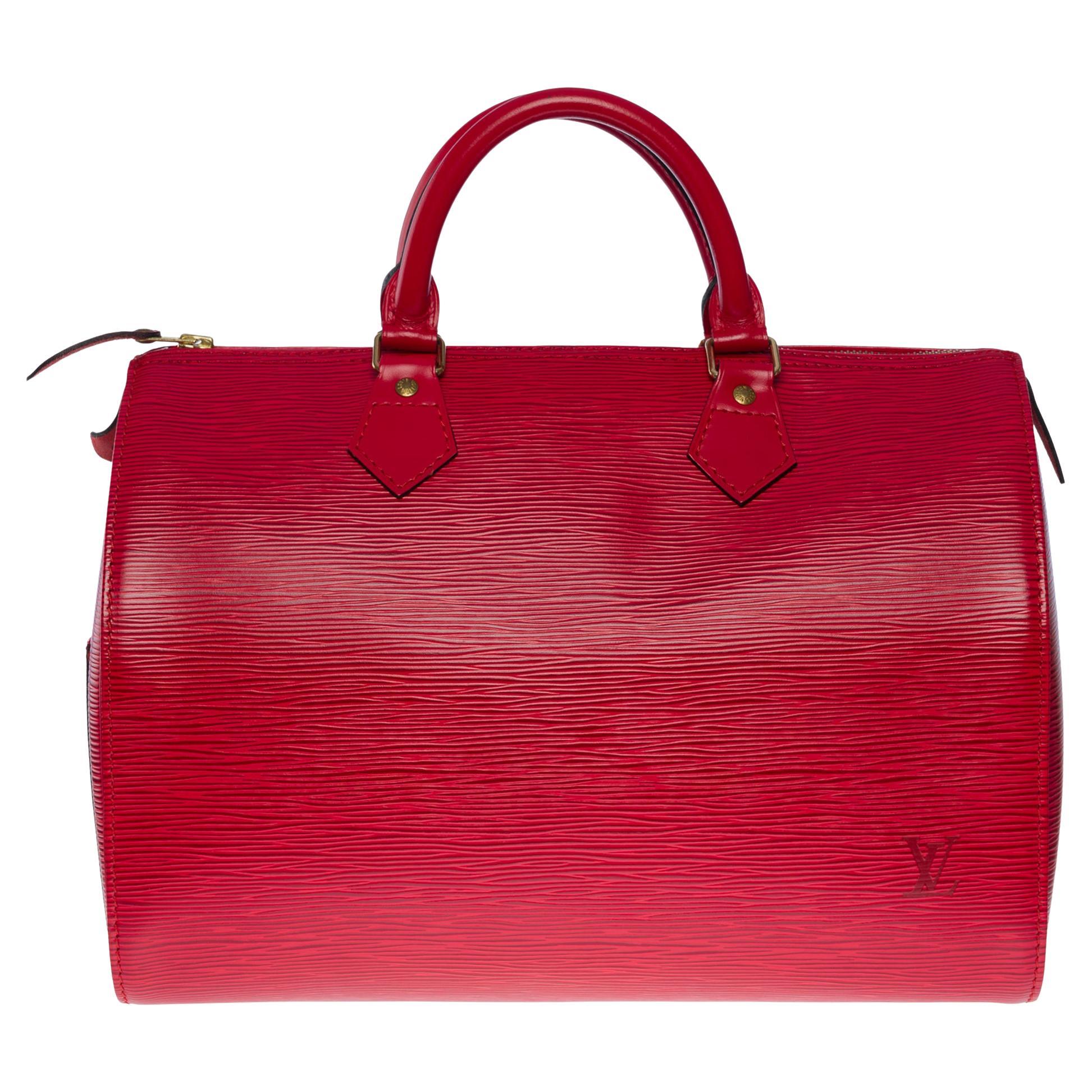 Louis Vuitton Damier Ebene Speedy 30 Boston Bag 53lz62s For Sale at 1stDibs