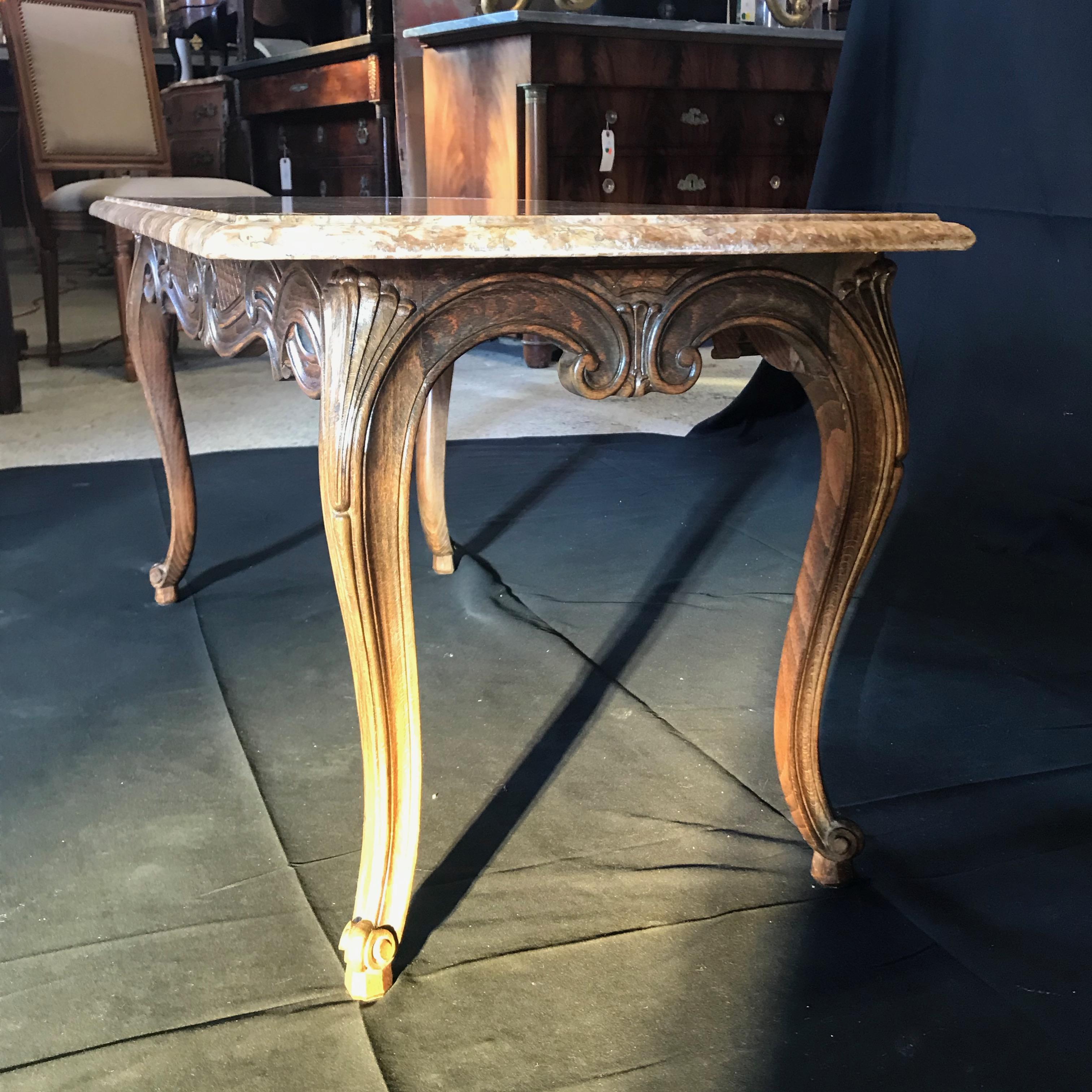small french country coffee table