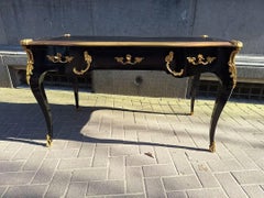Gorgeous Louis XV Style, Ormolu-Mounted, Bronze Dore, Bureau Plat, Writing Desk!
