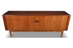 Gorgeous Low Tambour Credenza in Rosewood