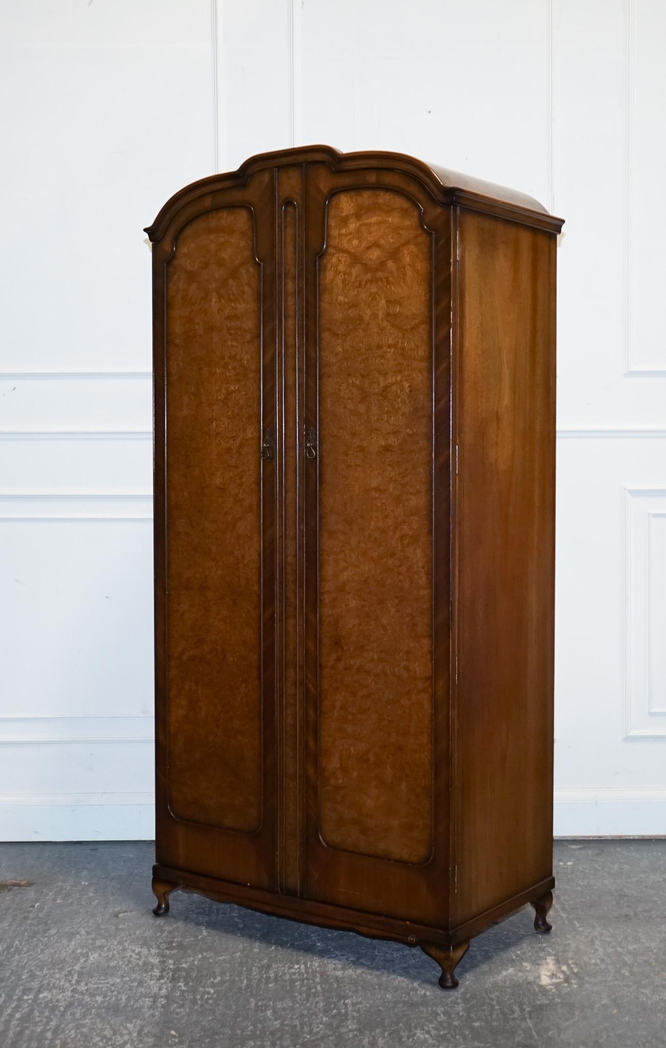 
Antiques of London



We are delighted to offer for sale this Lovely Maple & Co Burr Walnut Two Door Wardrobe Armoire.

A very well-made and fine English-quality wardrobe. 

Please carefully examine the pictures to see the condition before