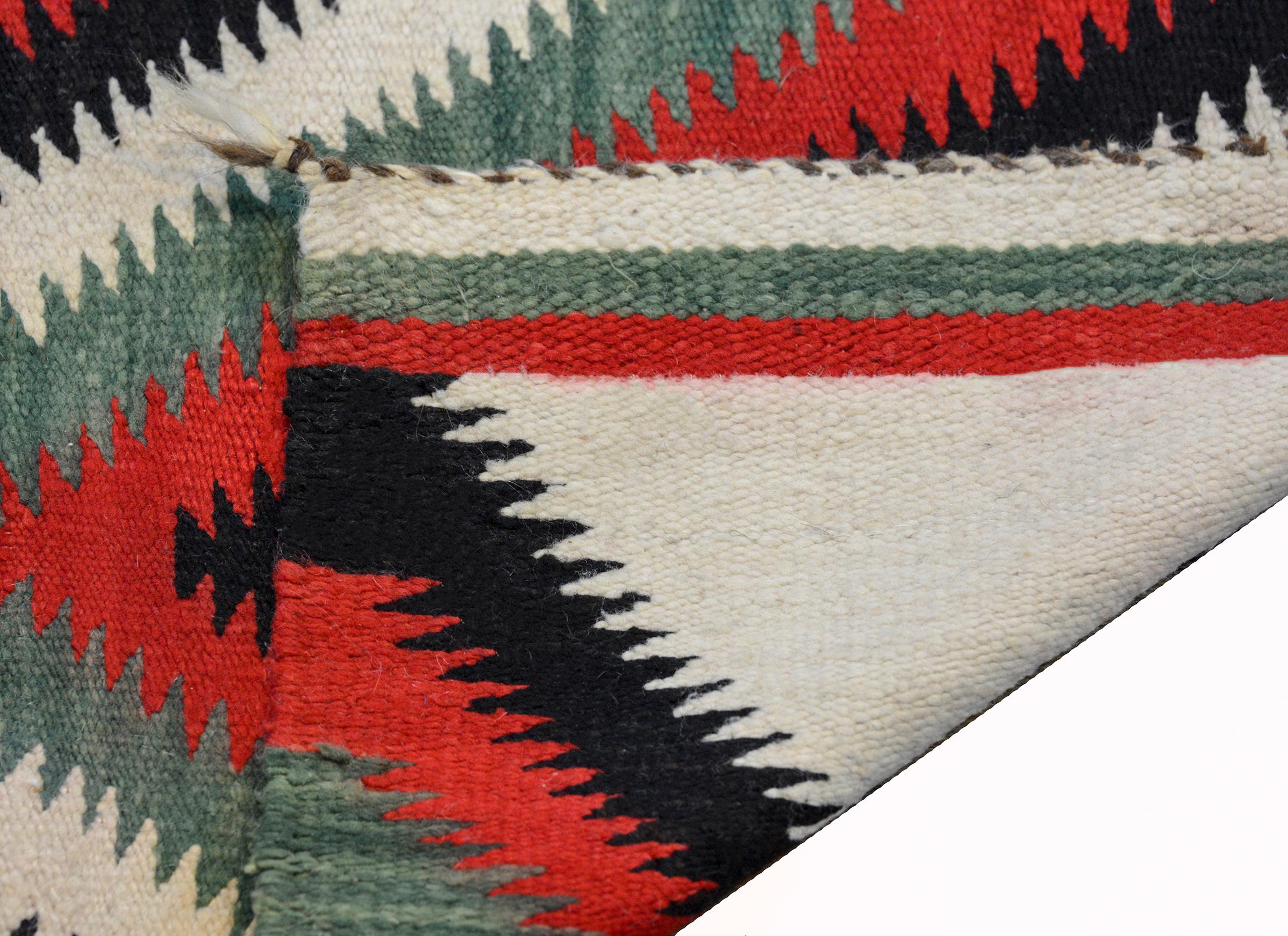 Wunderschöner Navajo-Teppich aus der Mitte des 20 2